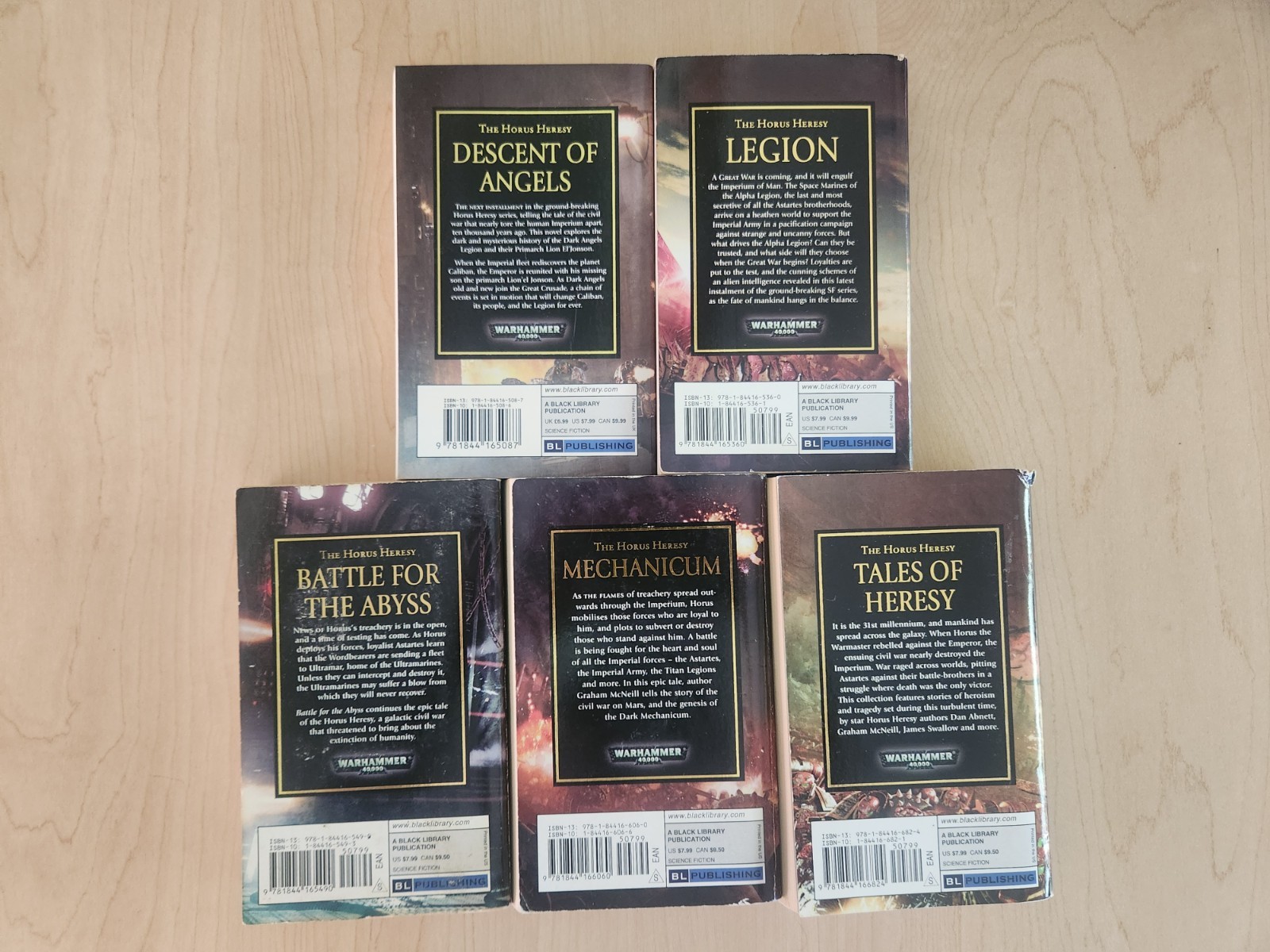 Horus Heresy first 25 books of series, vols 1-25, Warhammer 40K 30K, complete