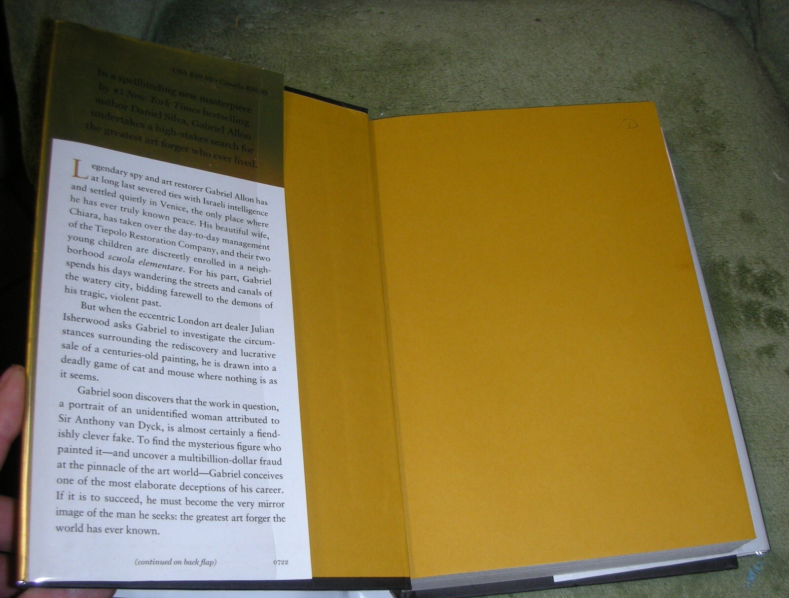 PORTRAIT OF AN UNKNOWN WOMAN : Daniel Silva 2022 HC/DJ ~ 1st Ed 1st Print +Cover