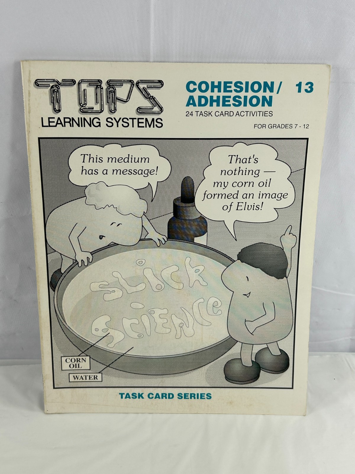 Tops Learning Systems Cohesion/AdhessionTask Cards Grades 7-12 W/ Analysis
