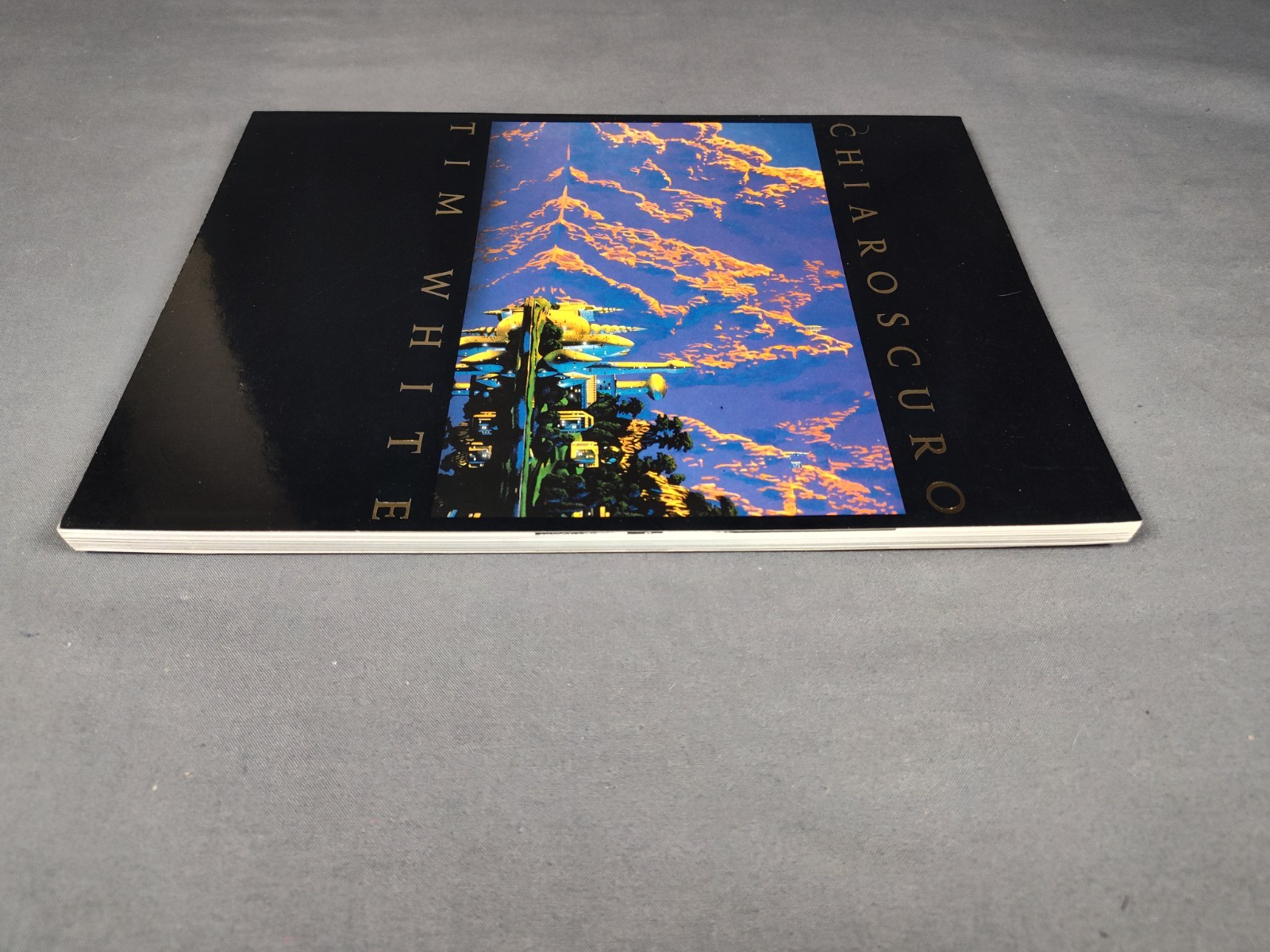 CHIAROSCURO Tim White First Edition 1988 Fantasy Sci-Fi Art Book Paper Tiger