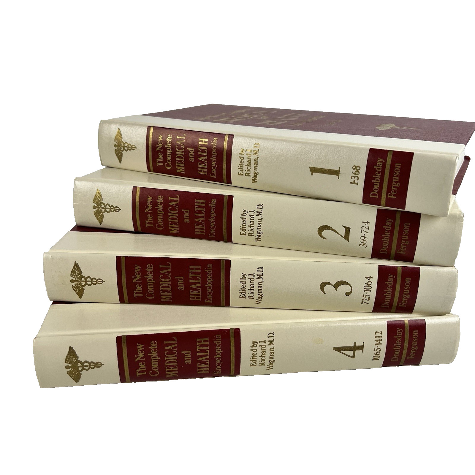 The New Complete Medical and Health Encyclopedia Vol 1-4 Hardcover Book Lot