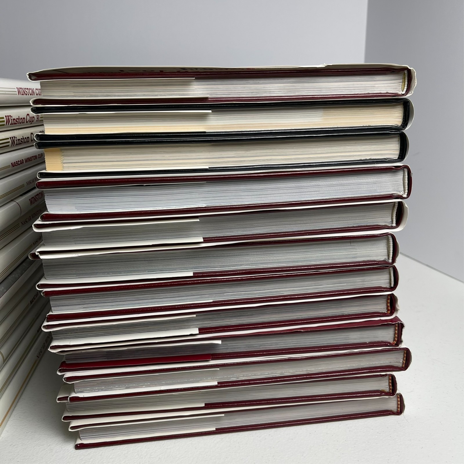 Massive Lot of Nascar Winston Cup and Misc Hardcover Books Collectible VTG (26)