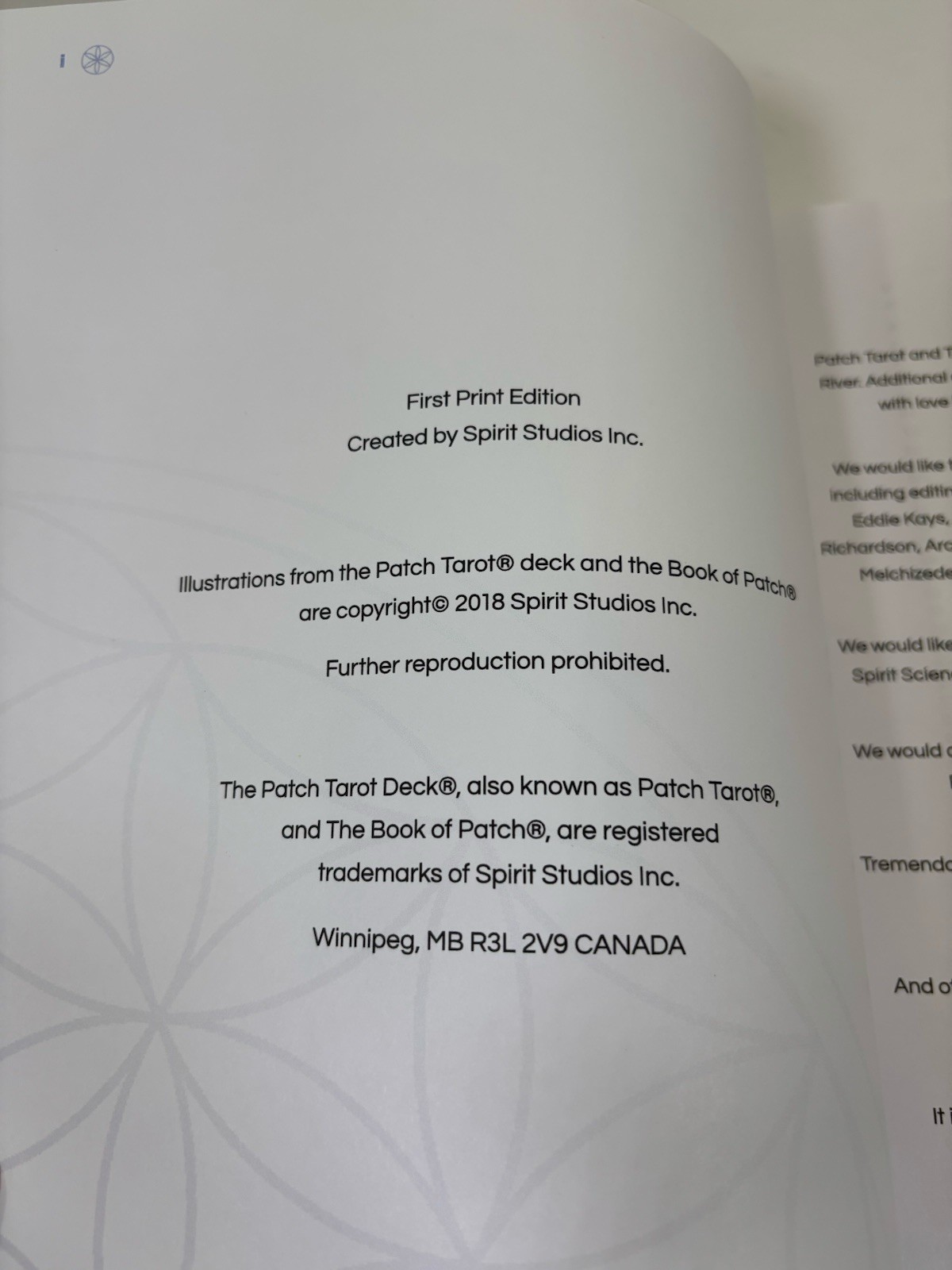 The Book of Patch the Ultimate Guide to Patch Tarot/Softc./2018/by Jordan River