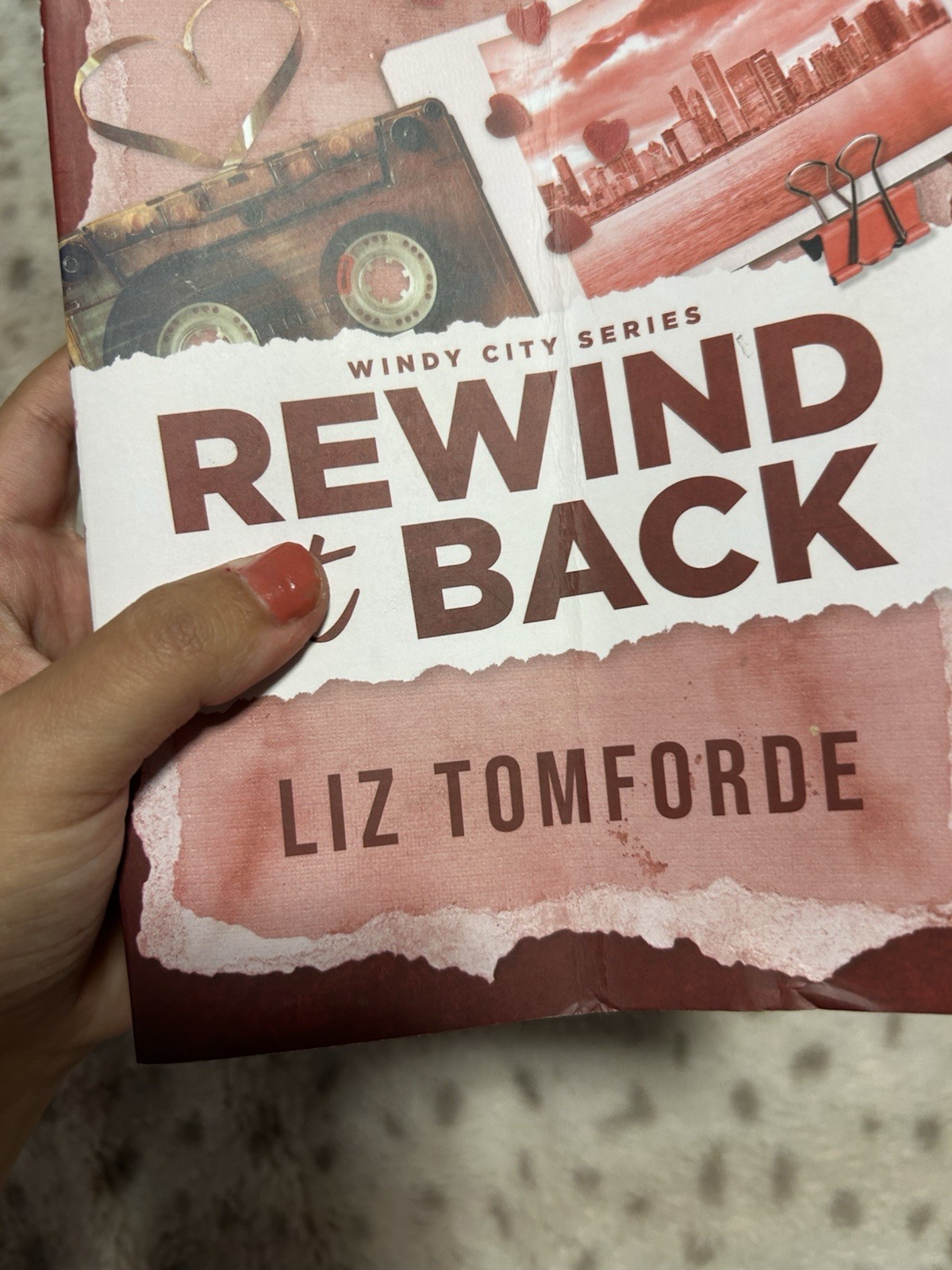 Rewind it Back (Red Edges) by Liz Tomforde SIGNED IN PERSON