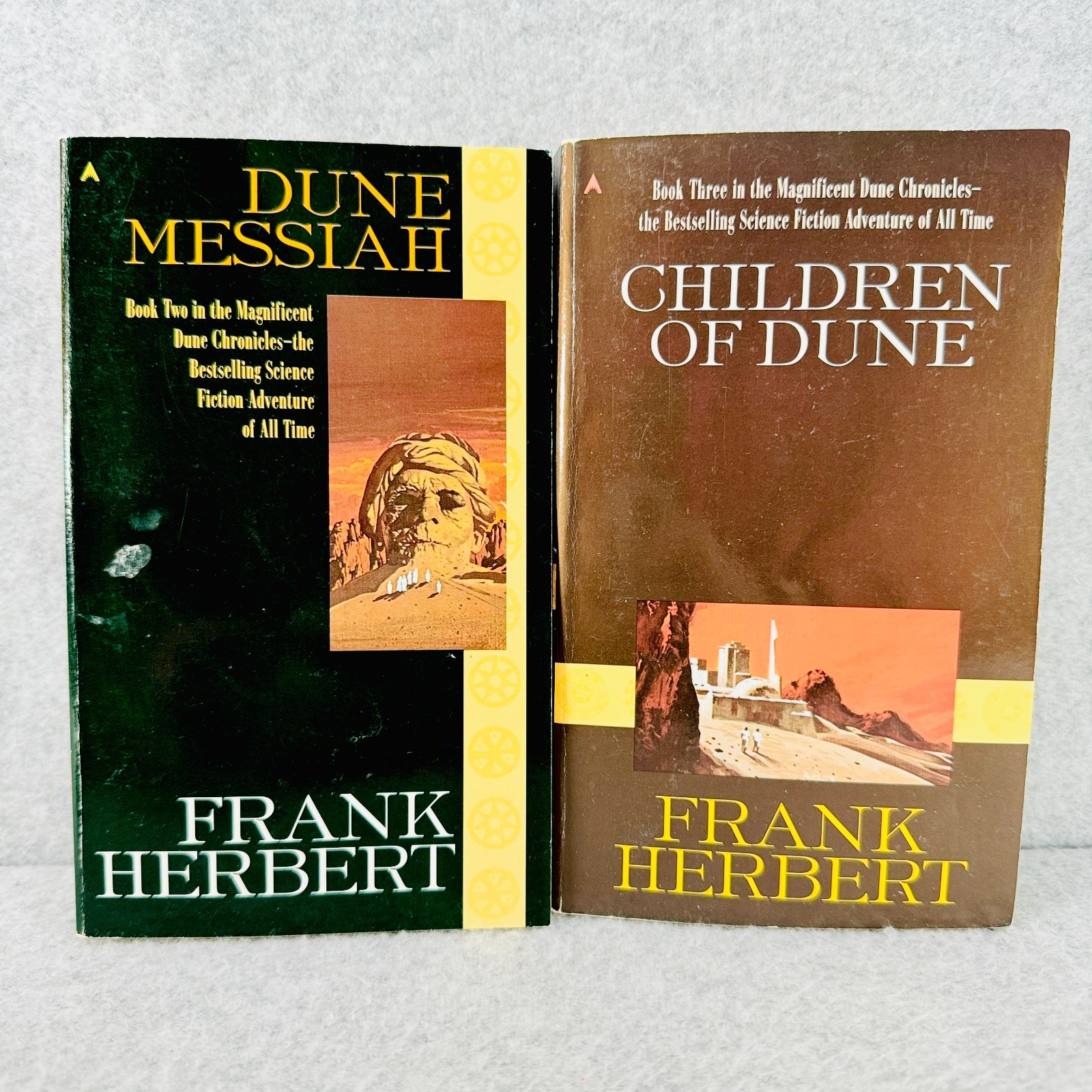 Dune Series Books 2-6 Frank Herbert Paperback ACE Vintage Scifi Lot of 5