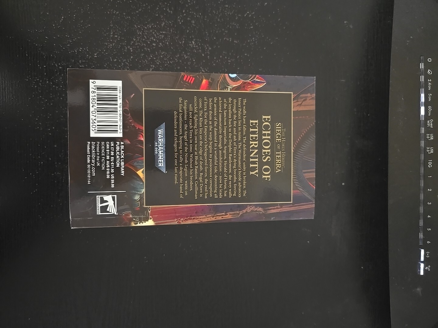 Warhammer 40K, Black Library, Echoes Of Eternity By Aaron Dembski-Bowden