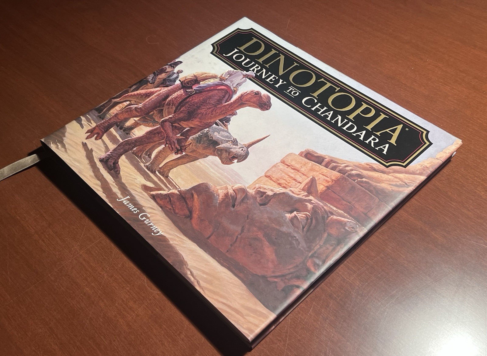 James Gurney SIGNED Bookplate 1st Edition DINOTOPIA: JOURNEY TO CHANDARA Book