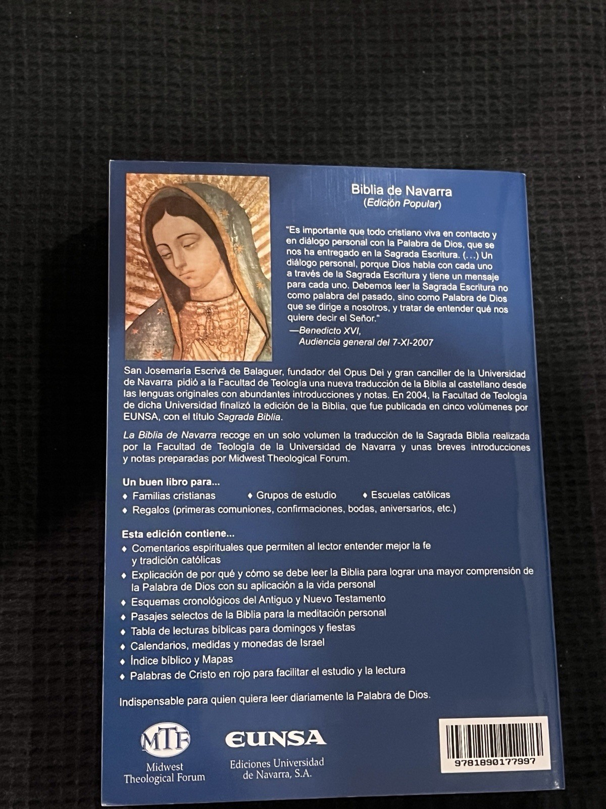 BIBLIA DE NAVARRA (EDICION POPULAR) – Spanish Bible