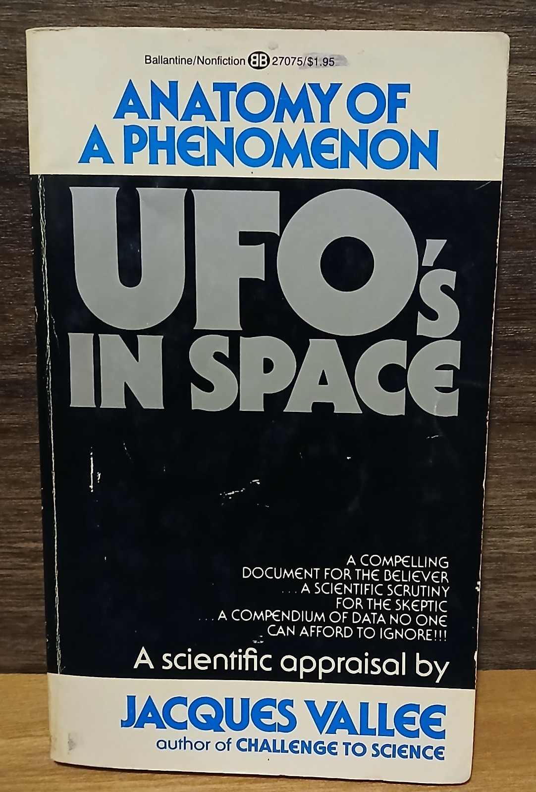 UFO’s in Space Anatomy of a Phenomenon Jacques Vallee 1977 Paperback Book