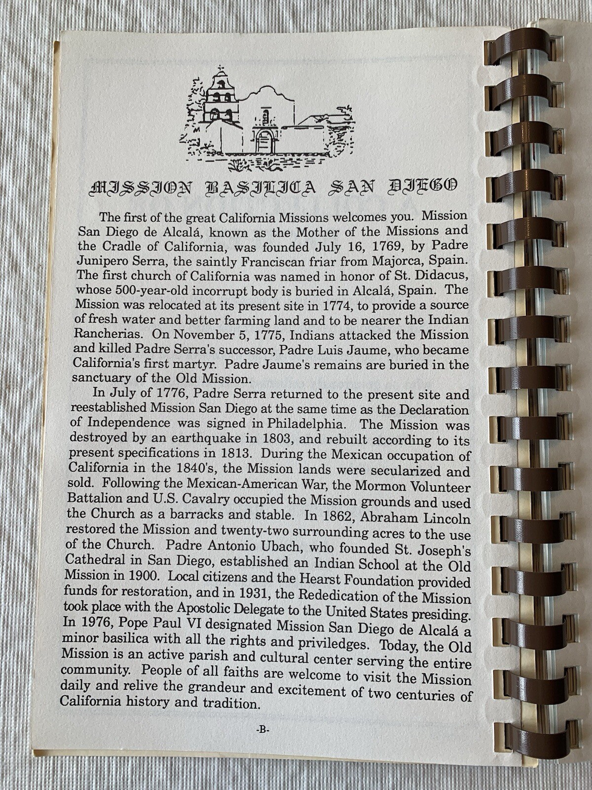 Cherished recipes Cook Book by the Mission-Aires San Diego CA. 1991?
