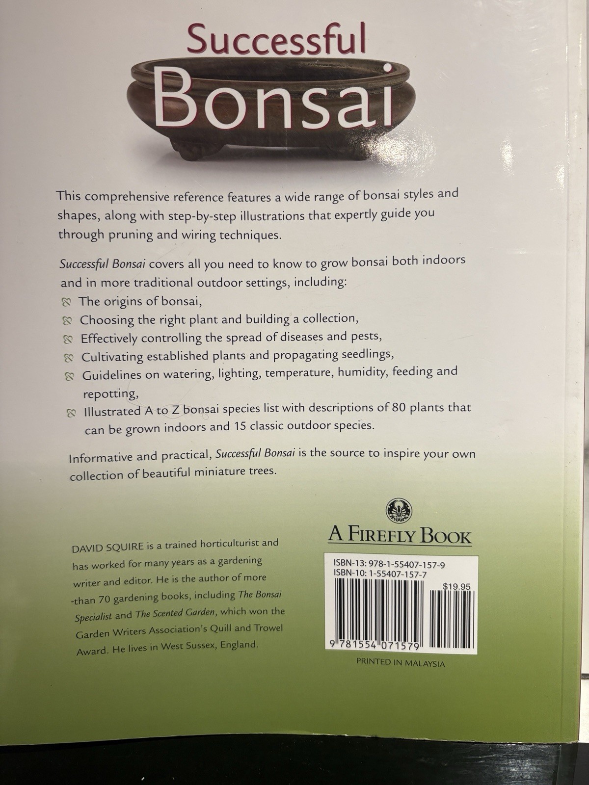 Successful Bonsai, By David Squire