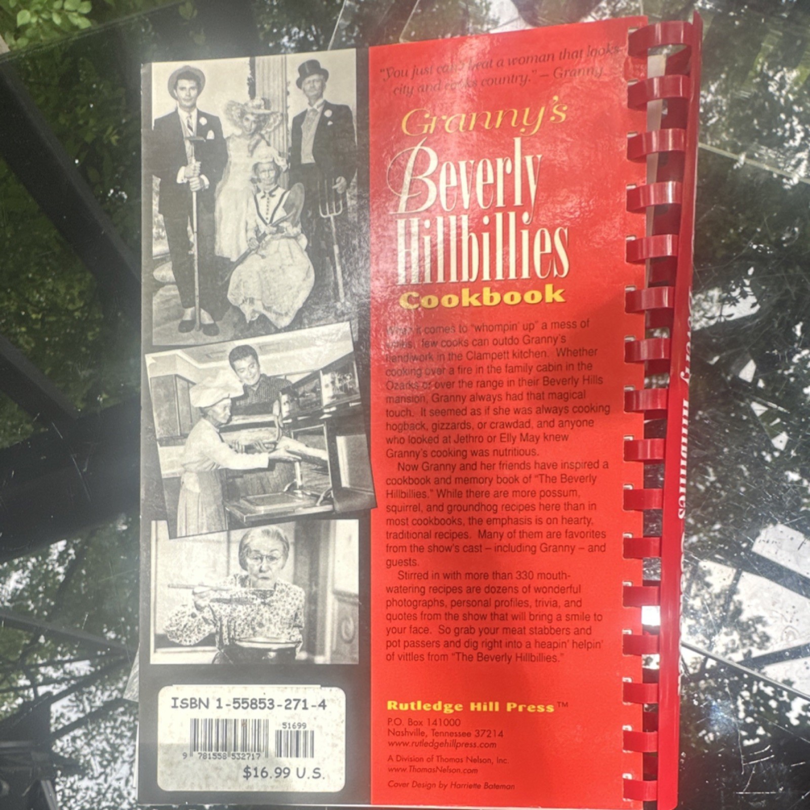 Beverly Hillbillies Granny’s Cookbook Spiral Bound Jim Clark Ken Beck 1994