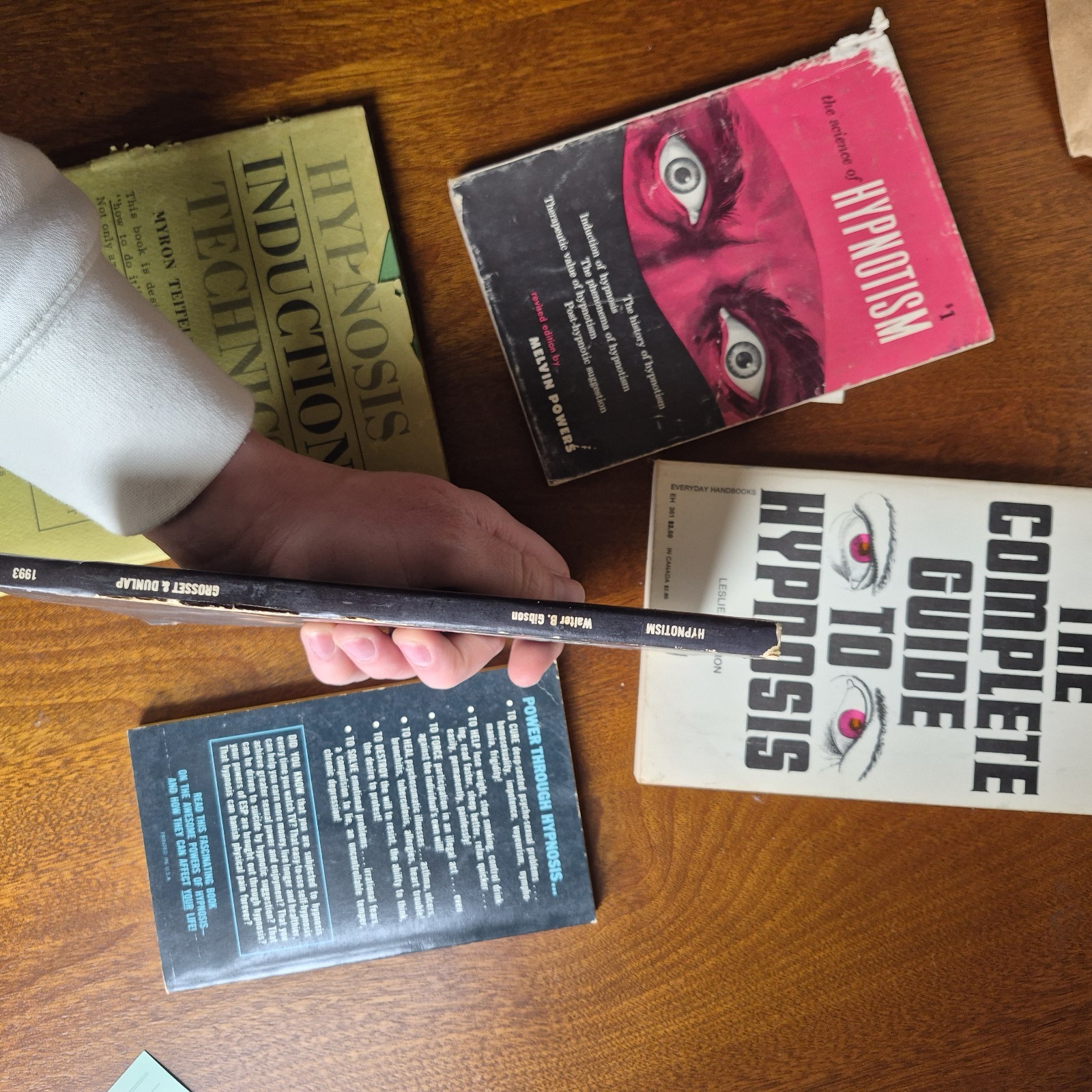 Vintage Hypnosis Book Lot, Induction, Science, Hypnotism, Complete Guide, Power