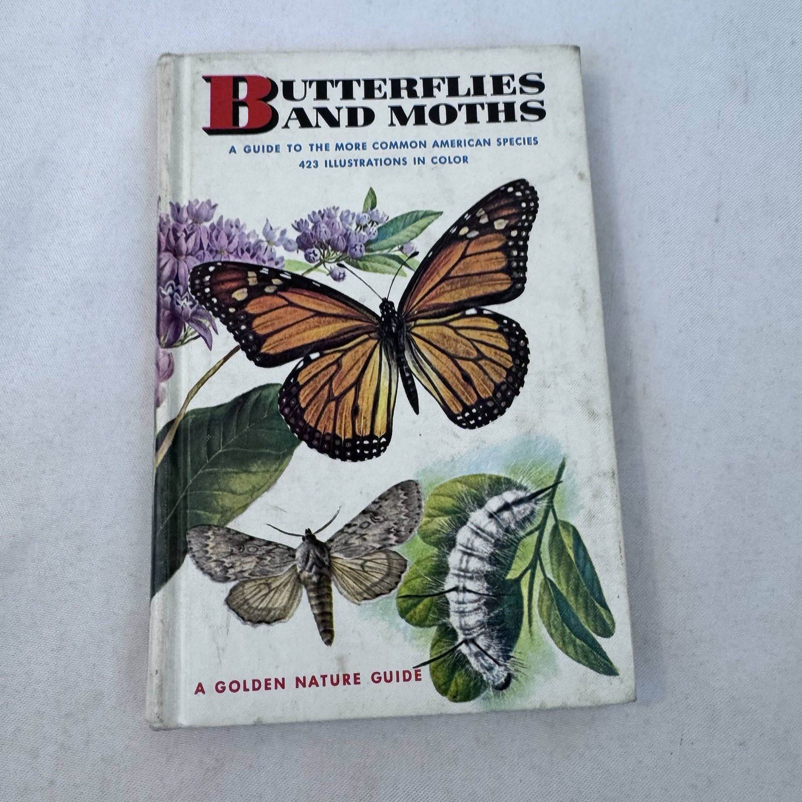 Butterflies and Moths A Golden Nature Guide Hardback 1964 Golden Press Fast Ship