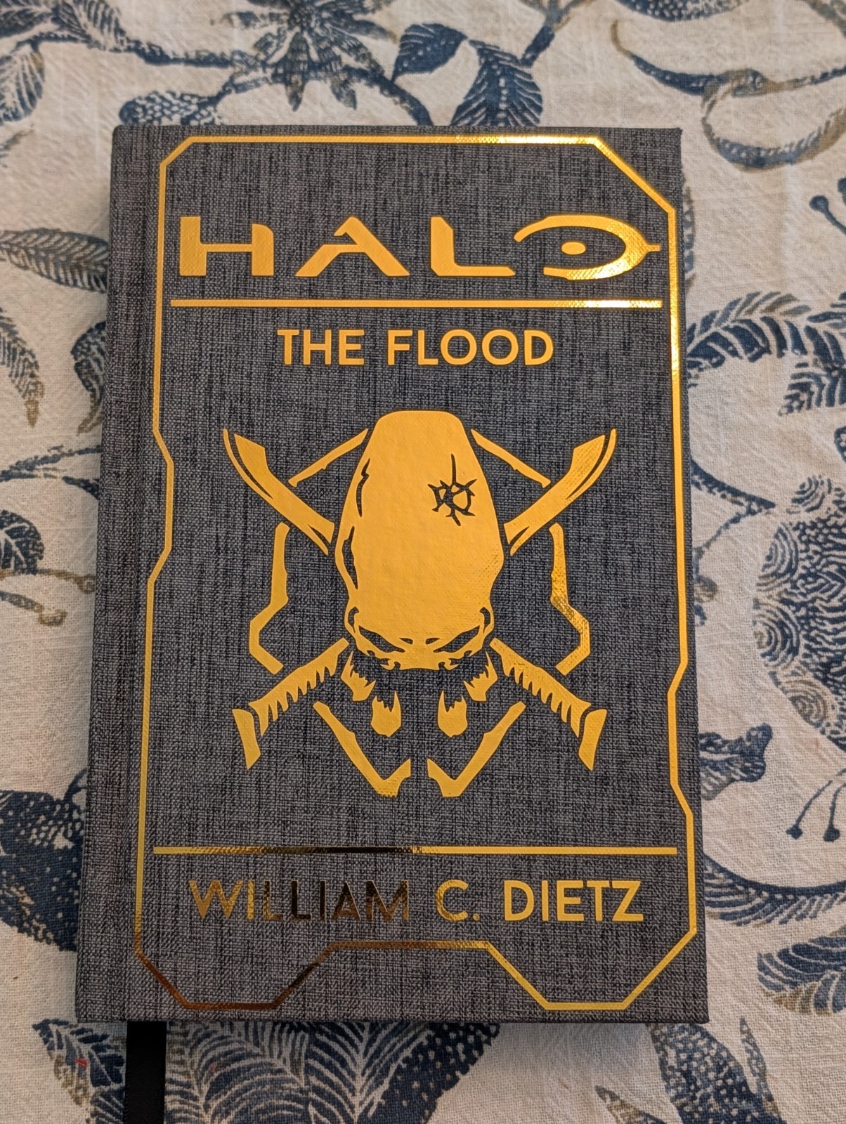 Halo The Flood William C. Dietz Custom Rebound Hardcover Collector’s Book