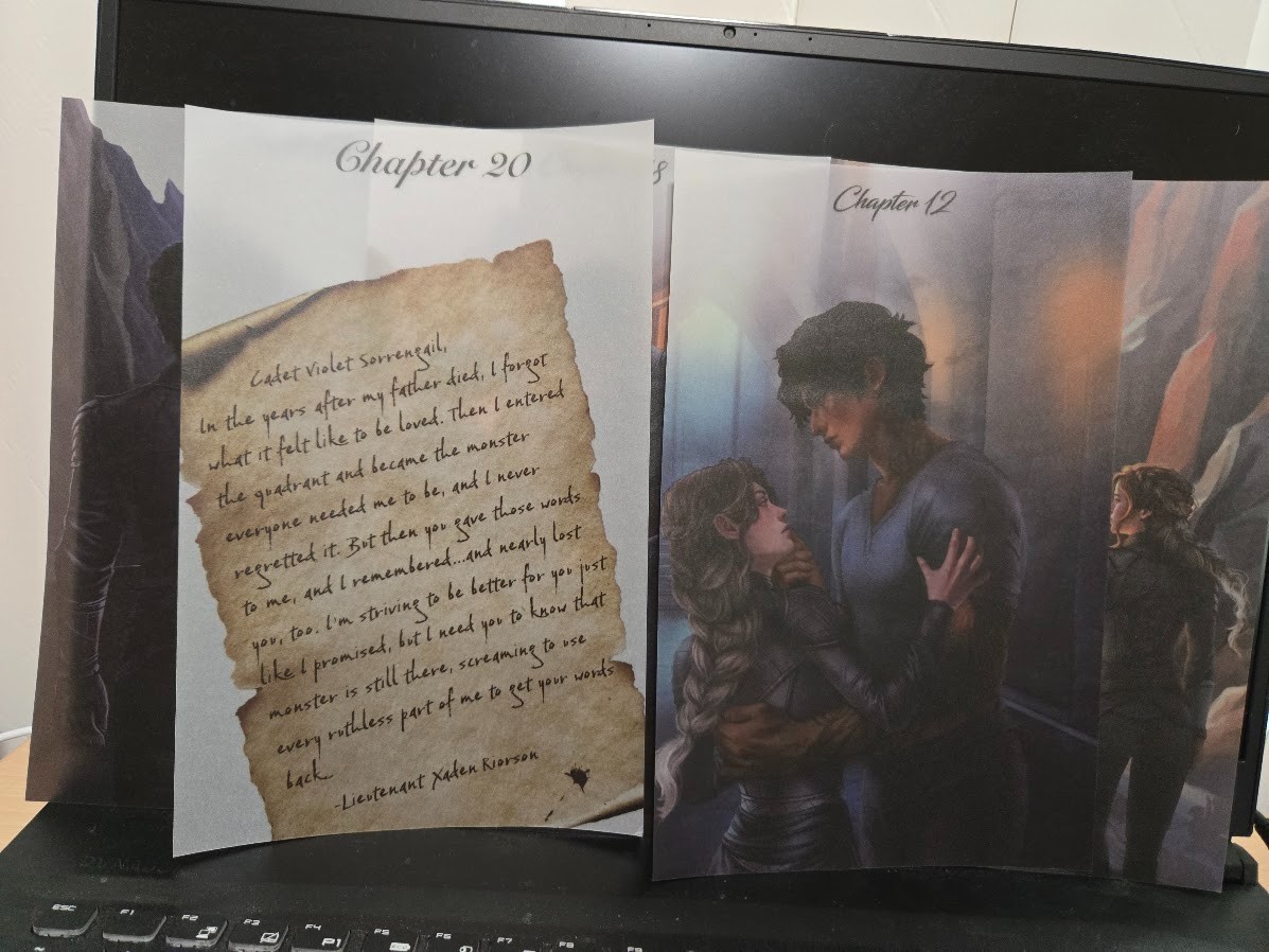 Iron Flame Bookish Box unsigned edition w/ overlays By Rebecca Yarros