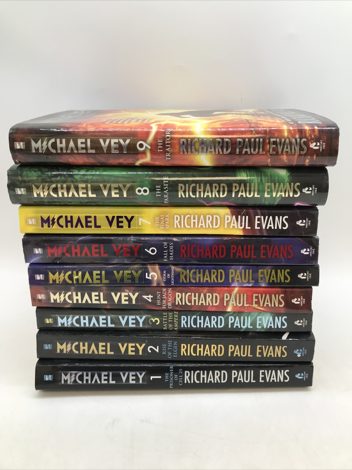 Michael Vey Complete Vols 1-9 Mixed Book Lot – Richard Paul Evans