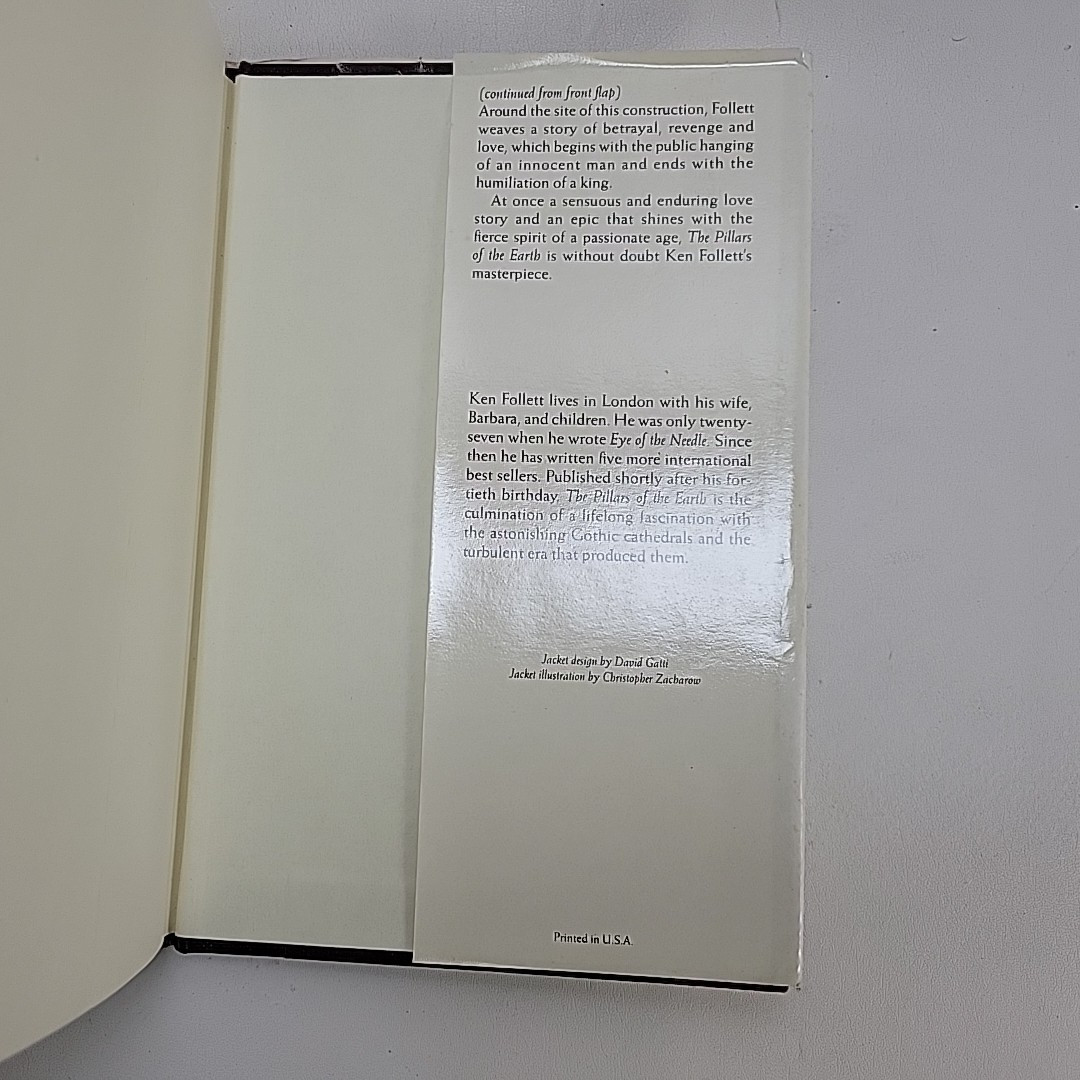 The Pillars of the Earth by Ken Follett HC 1989 First Edition