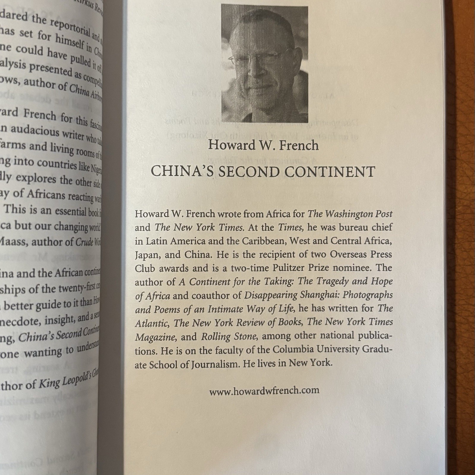 China’s Second Continent
