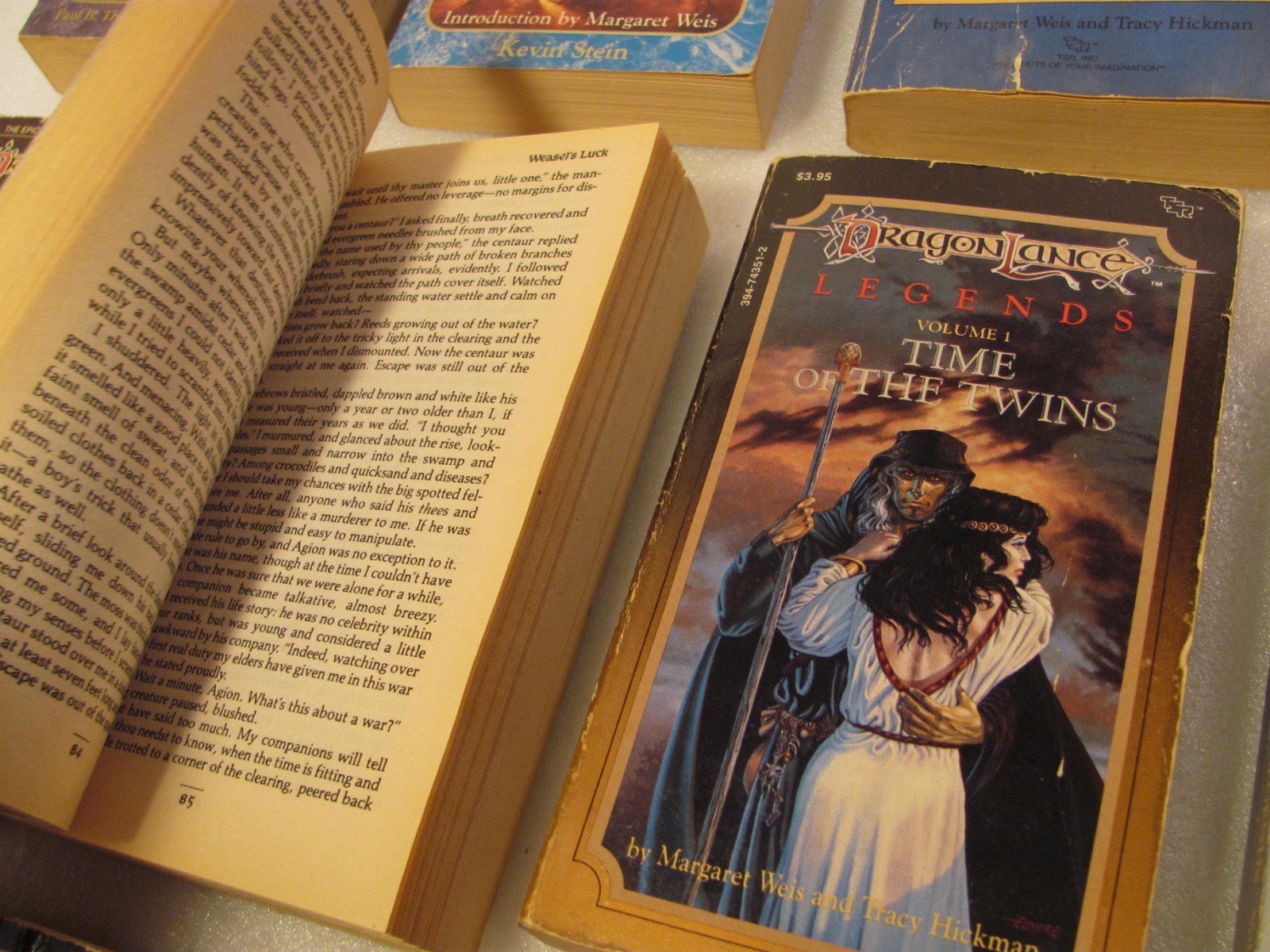 Dragonlance Paperback Book Lot of 10 Vtg Dungeons Dragons TSR Preludes Heroes
