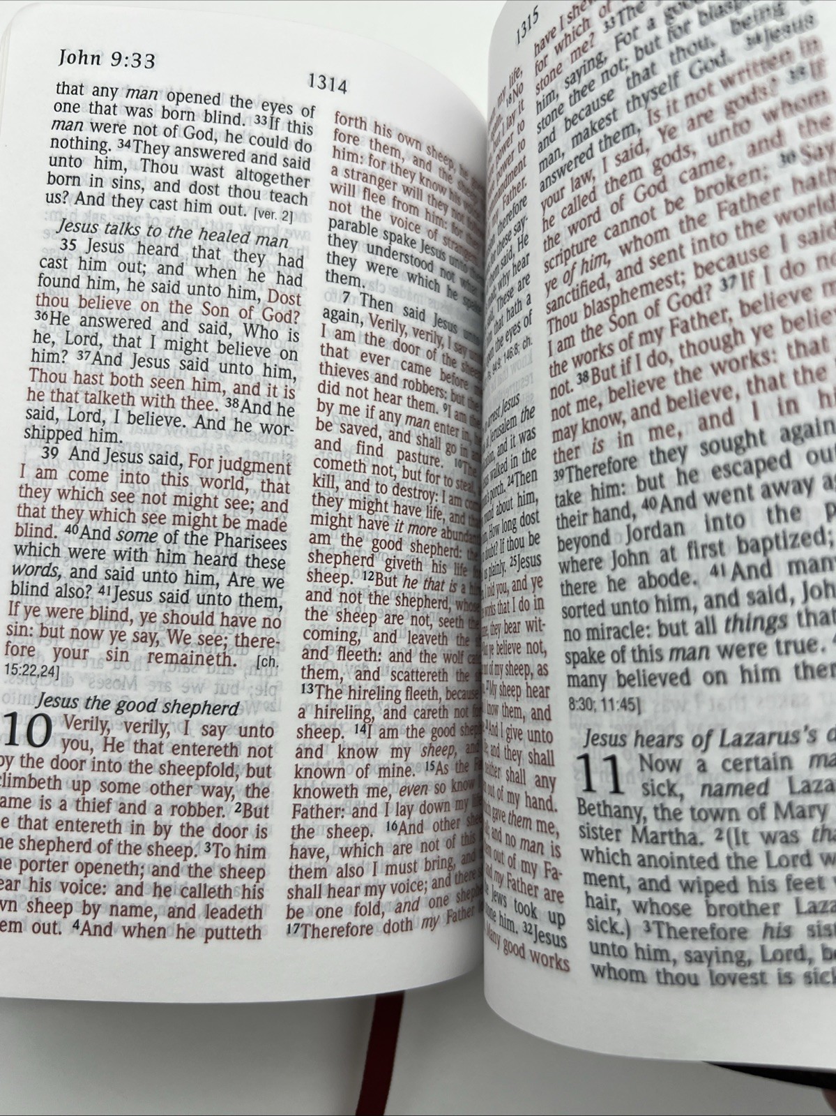 Holy Bible King James Version Reference Edition Hendrickson Bibles