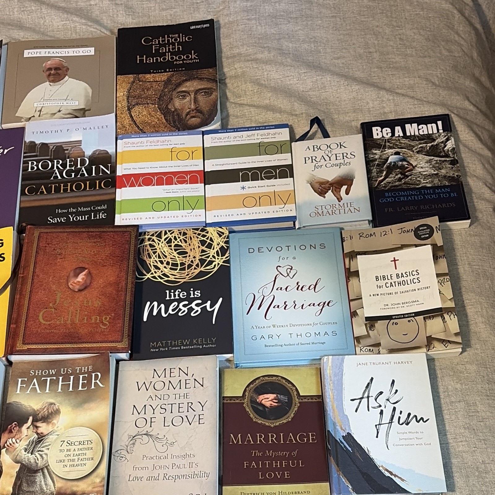 Catholic & Christian Book Lot (34) Matthew Kelly, West, Prayer, Marriage