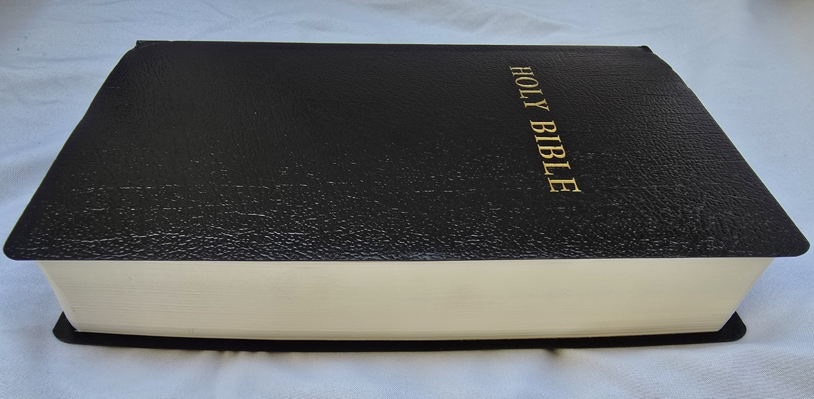 King James Version Reference Edition Black Bonded Leather Holy Bible 9×5.5 2022