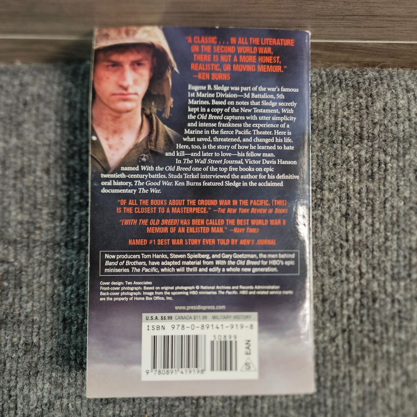 With the Old Breed E.B. Sledge PB WWII Pacific War Memoir Book
