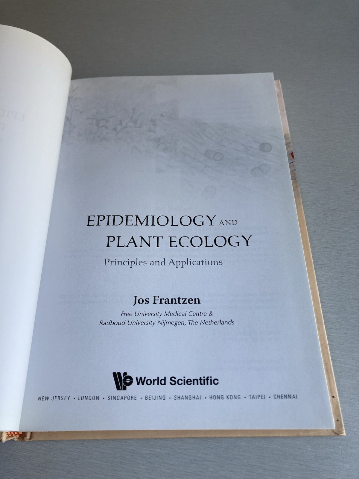 Epidemiology and Plant Ecology : Principles and Applications, Hardcover by Fr…
