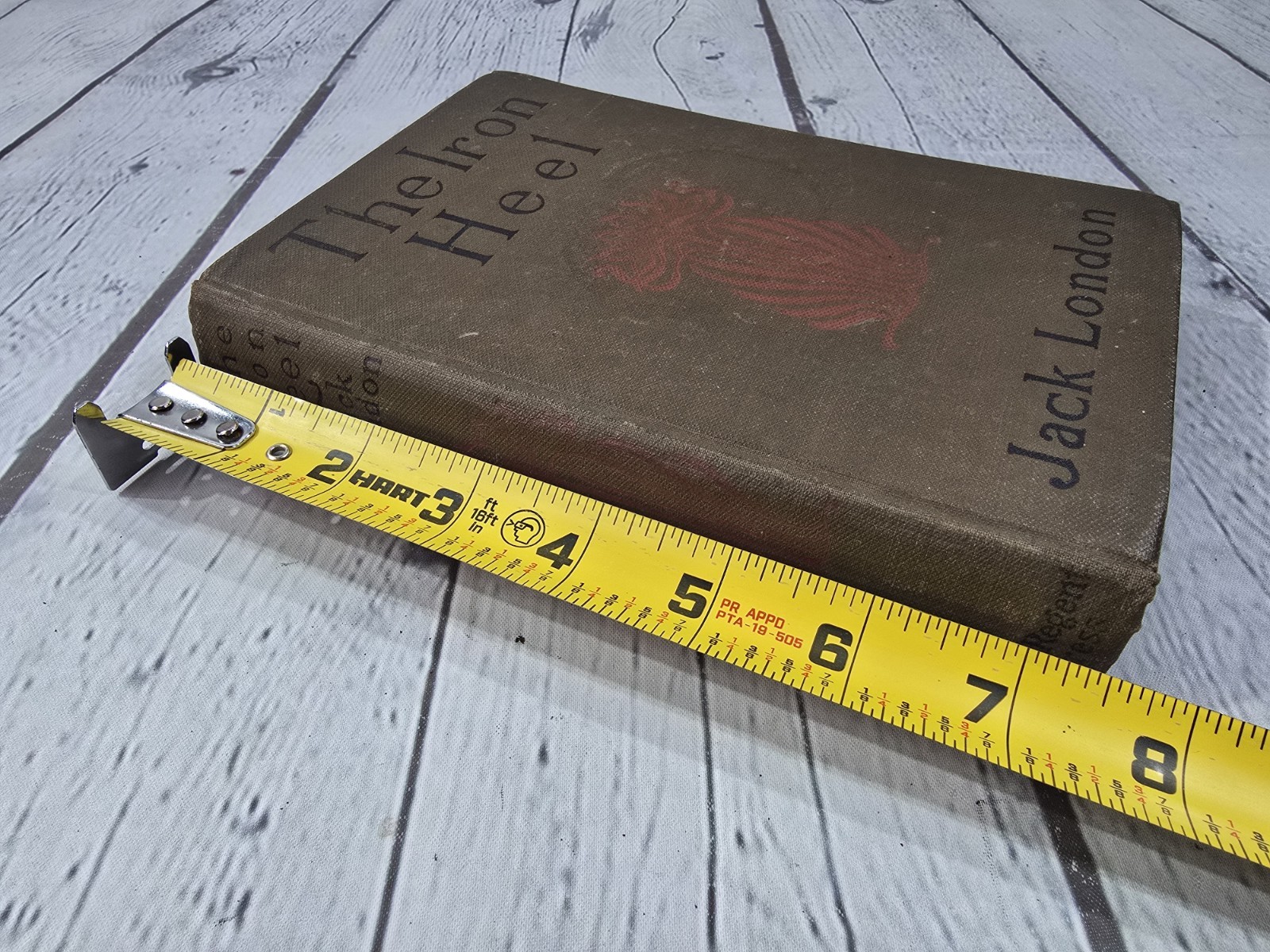 The Iron Heel By Jack London Antique 1913 Hardcover Dystopian Novel Good