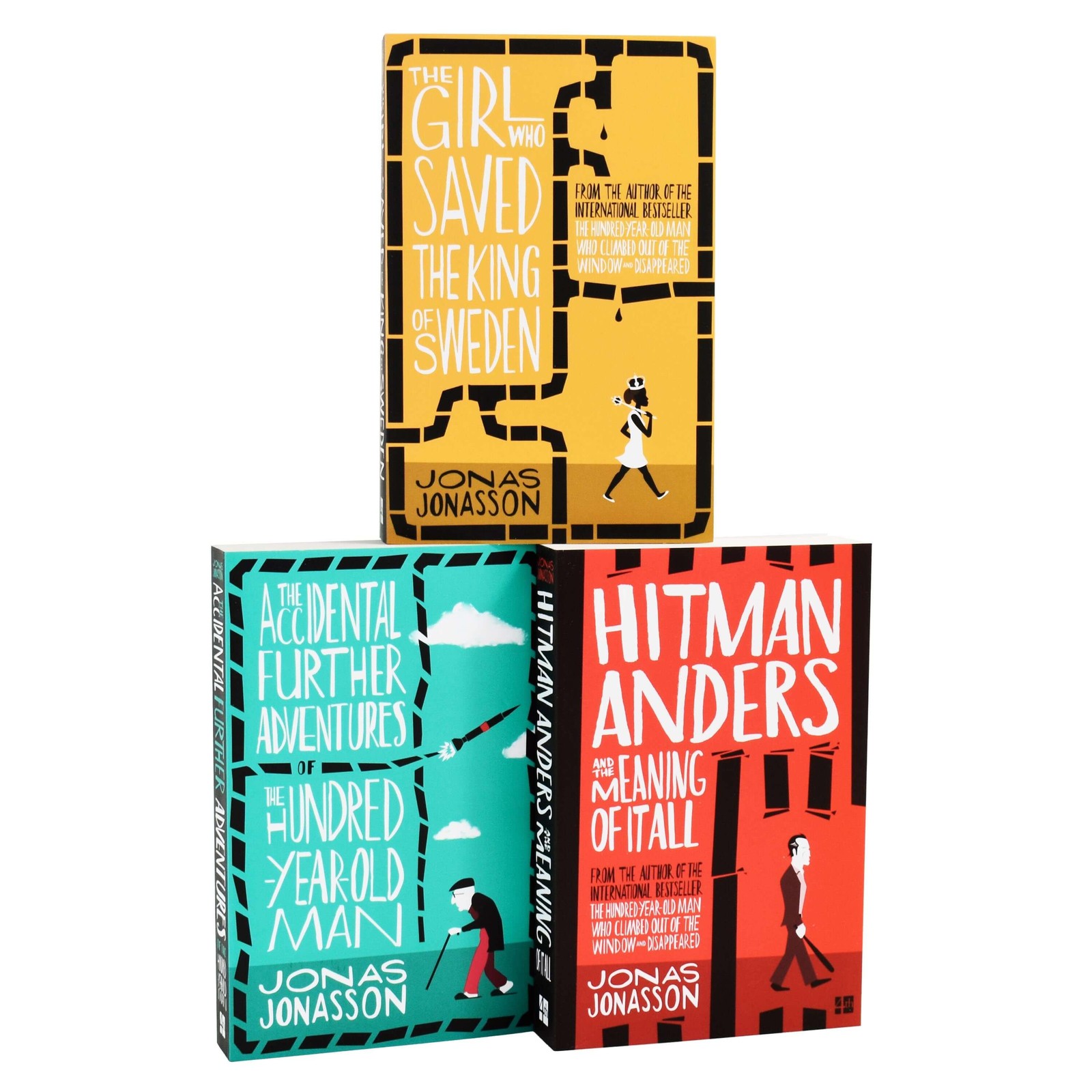 Jonas Jonasson 3 Books Collection Paperback Set – Fiction Pack
