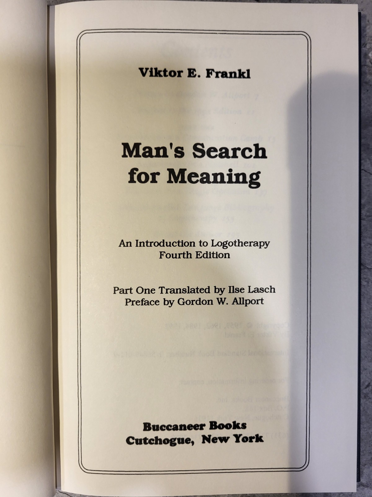 Man’s Search for Meaning : An Introduction to Logotherapy by Viktor Frankl…