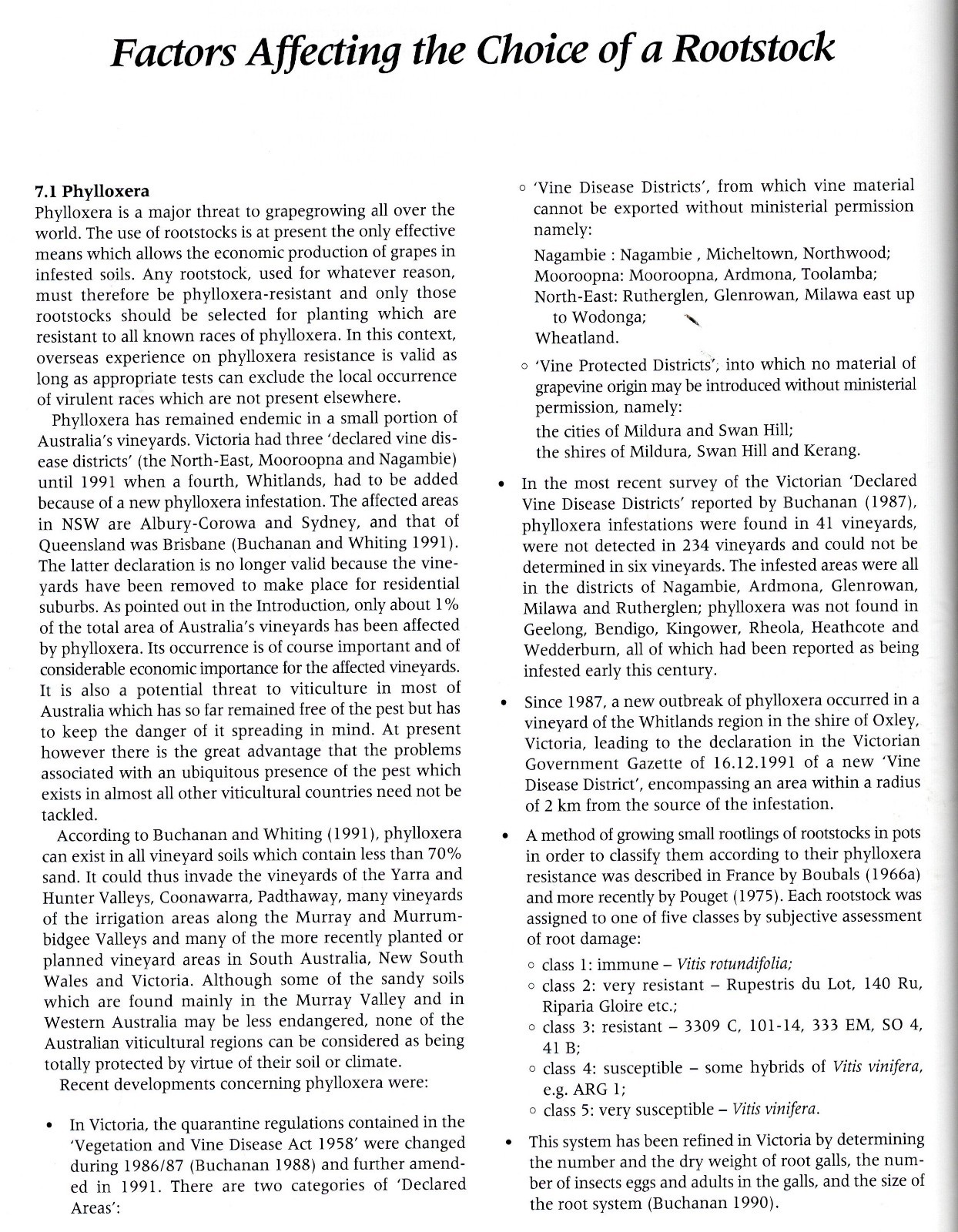 USING GRAPEVINE ROOTSTOCKS The AUSTRALIAN PERSPECTIVE Peter May Grapes. 62 pages