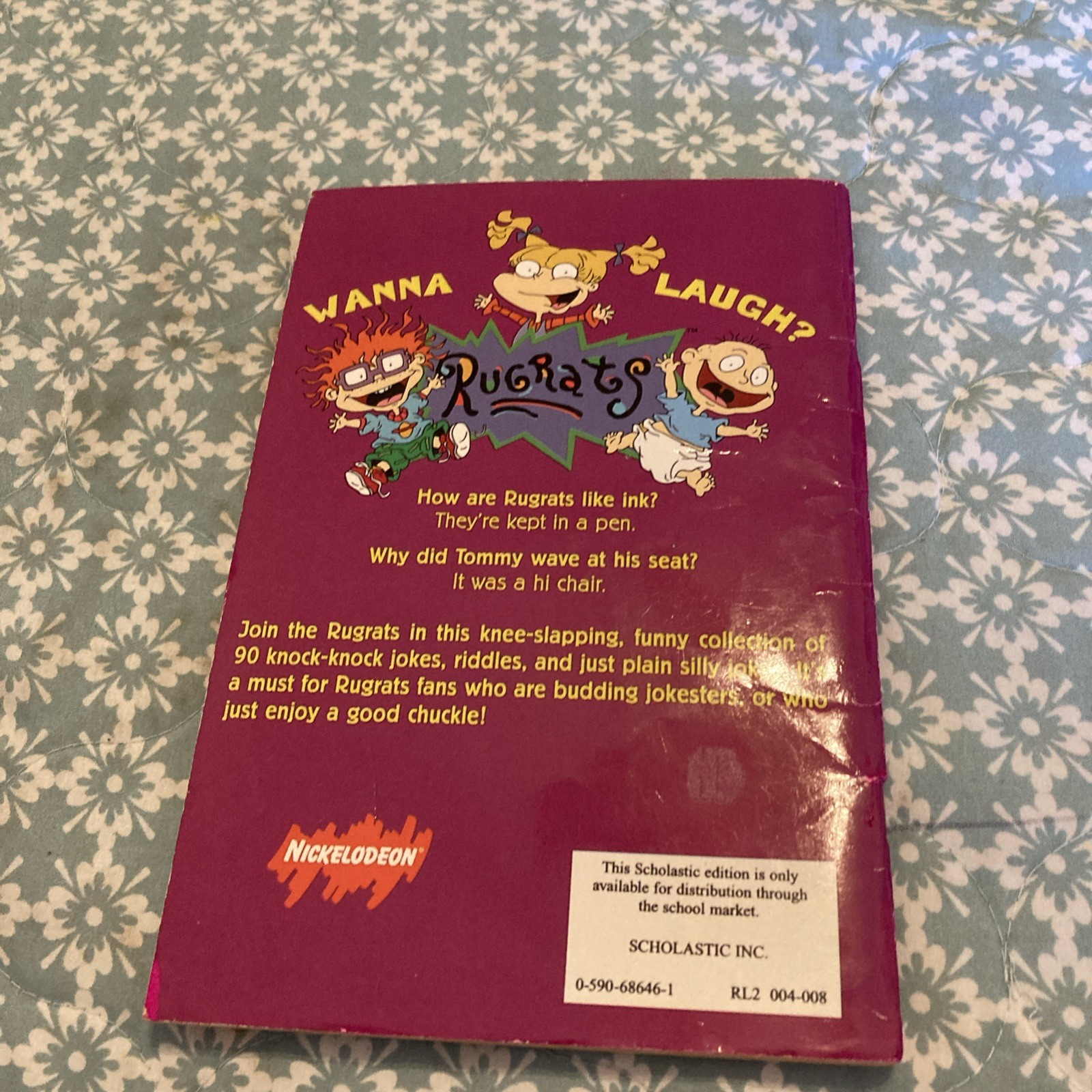The Rugrats Joke Book DAVID LEWMAN