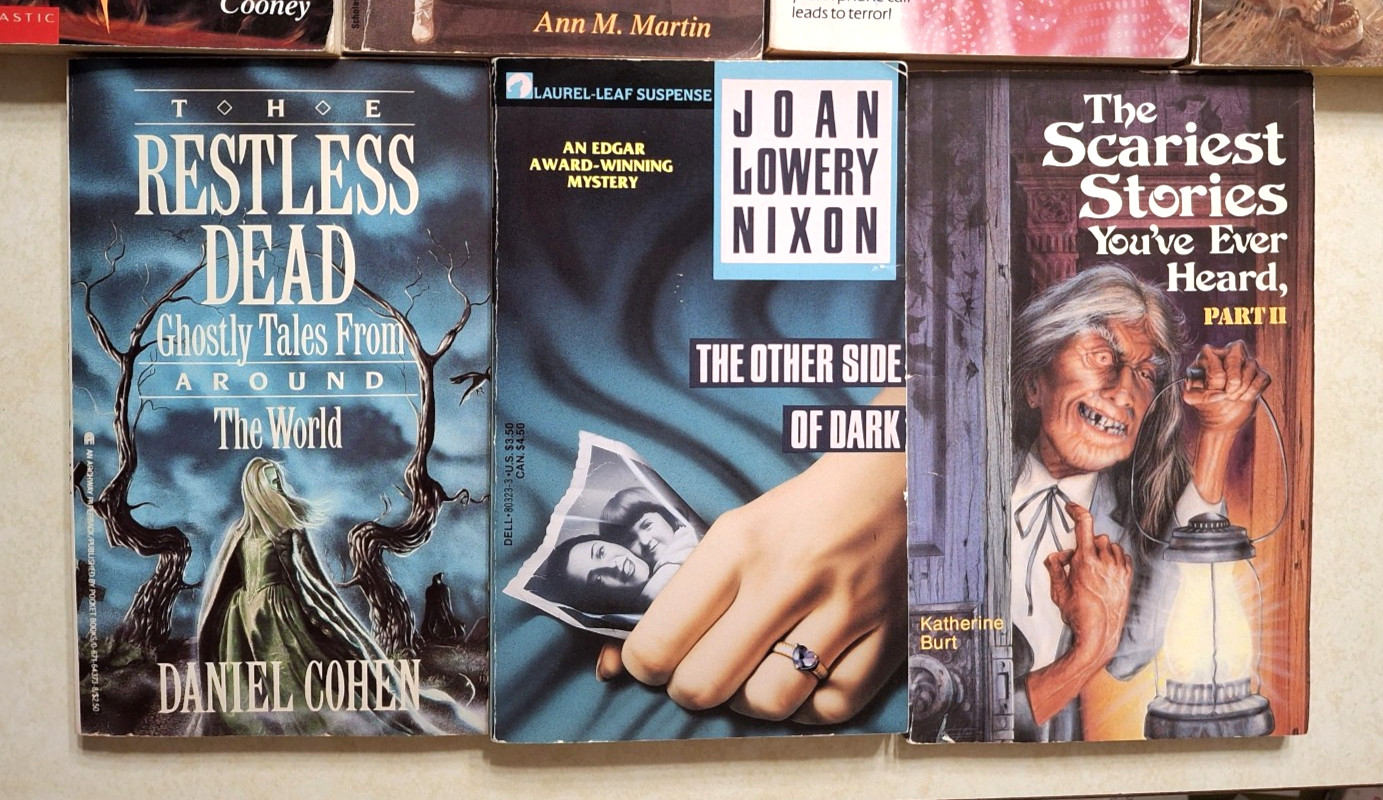 Vintage YA Teen Horror Books Lot 1980s 1990s Pulp Point Scholastic Paperbacks