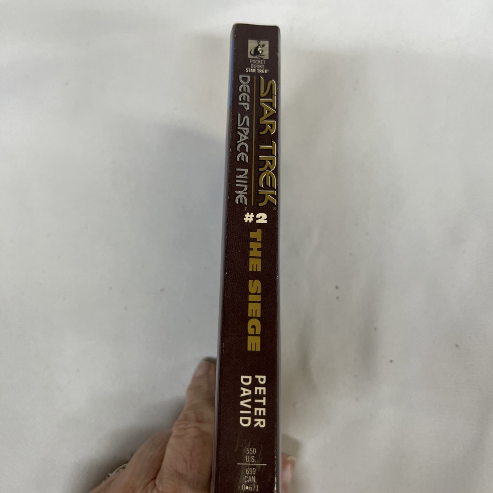 Star Trek Deep Space Nine Paperback Novels Lot of 7- “Warped” +#2,3,8,12,16,24