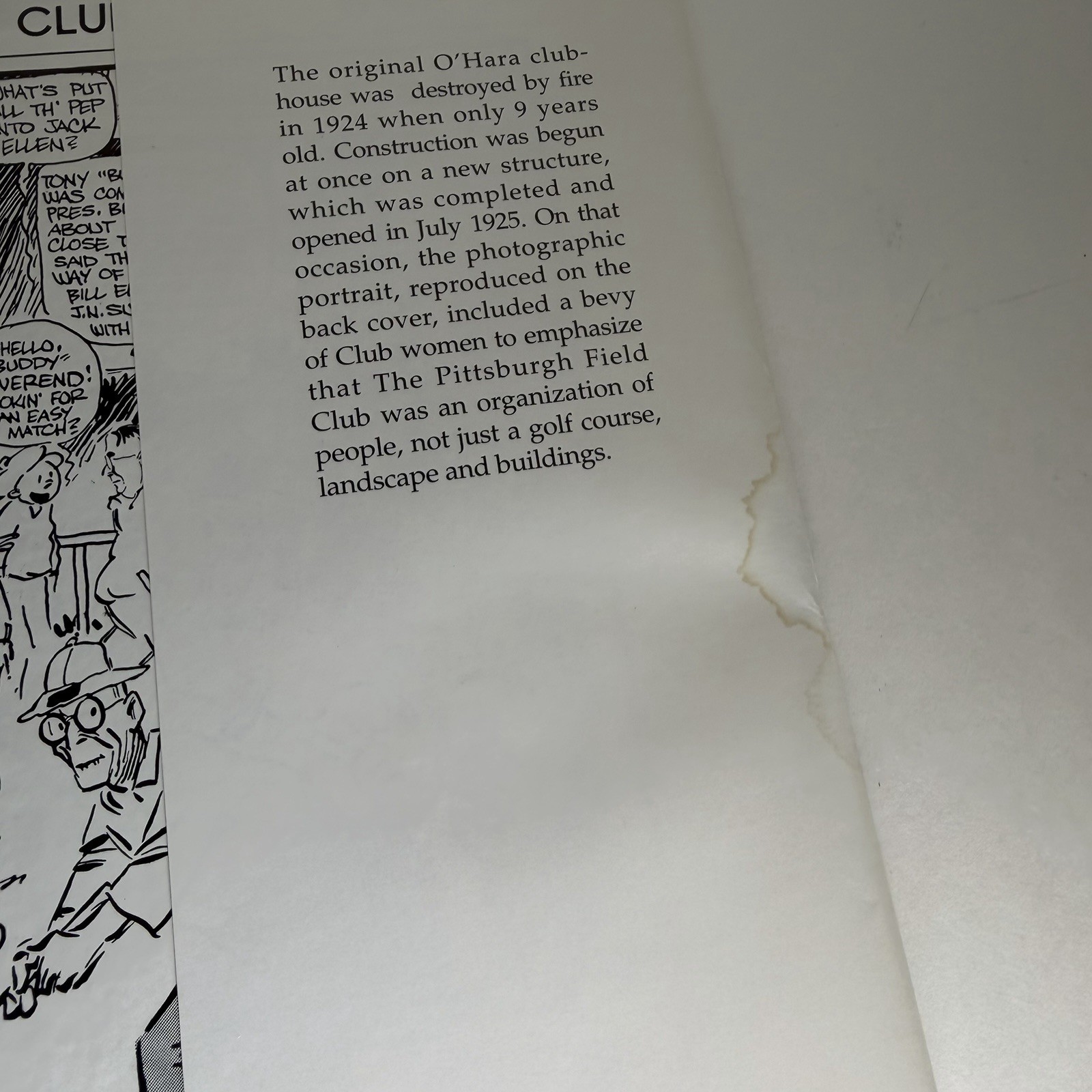 The Olde History Of Pittsburg Field Club Hardcover Book James C. Hayes 1993 Golf