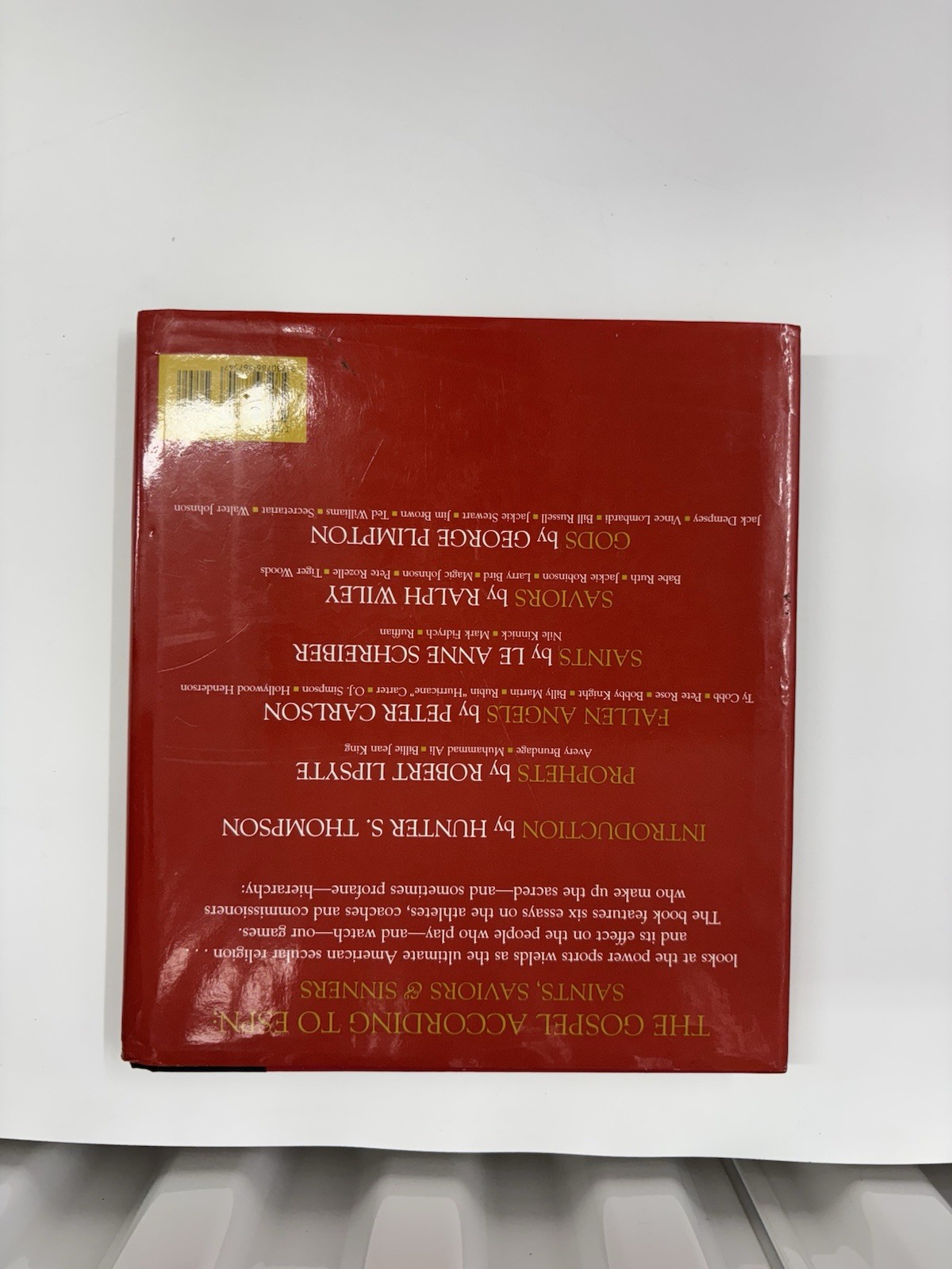 The Gospel According to ESPN Hardcover Book 1st Edition Hunter S Thompson 2002