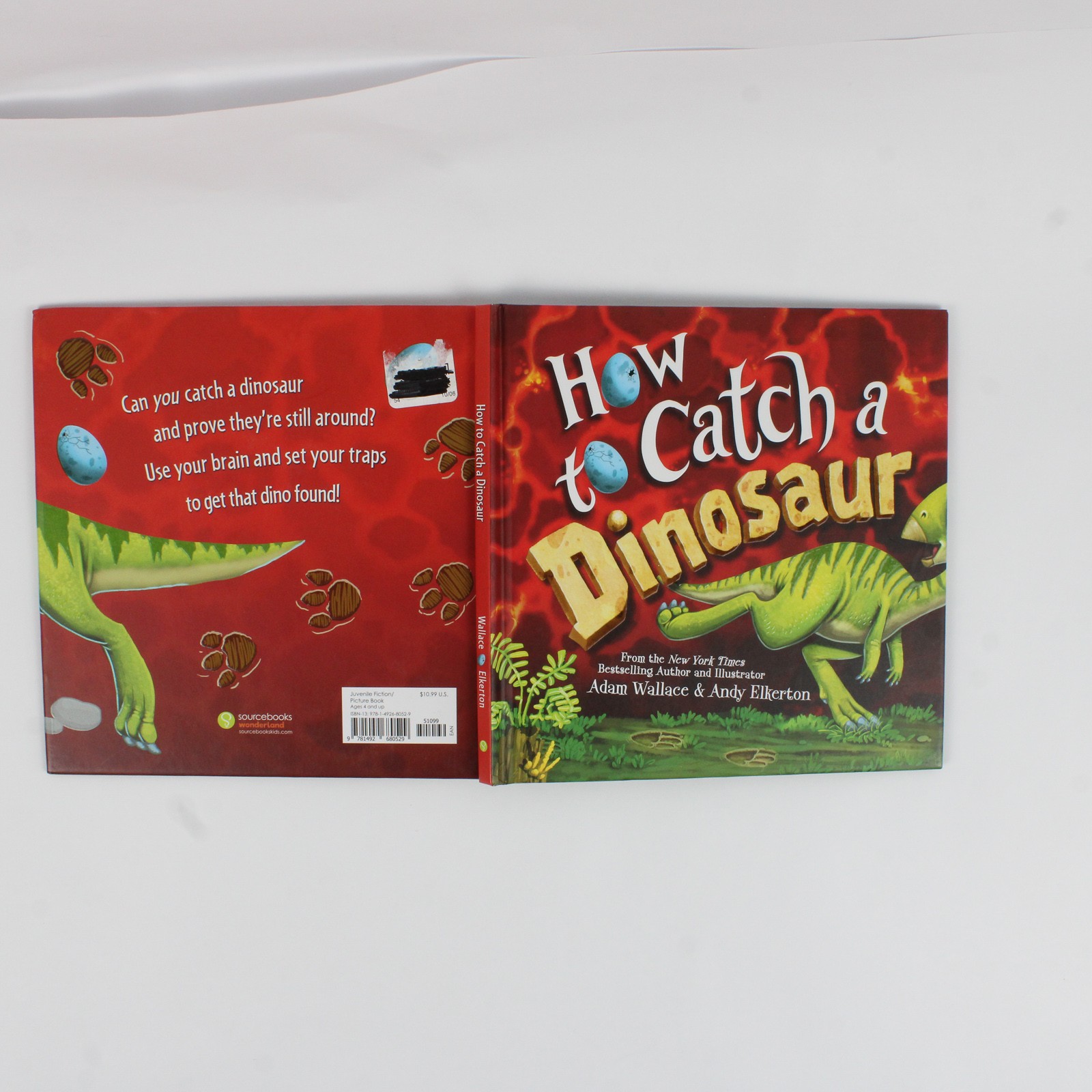 How to Catch a Dinosaur by Adam Wallace 2019 Hardcover Sourcebooks Inc.