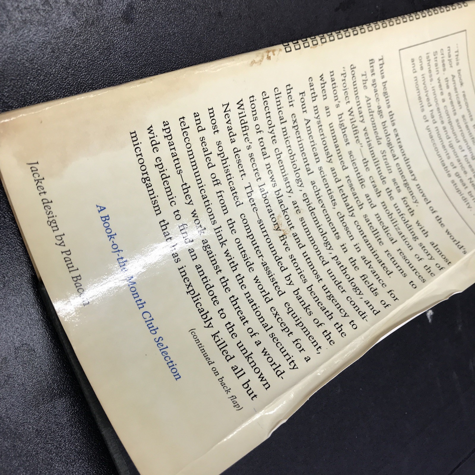 Vintage The Andromeda Strain Michael Crichton Knopf HC DJ 1969 1st Ed/print.#147