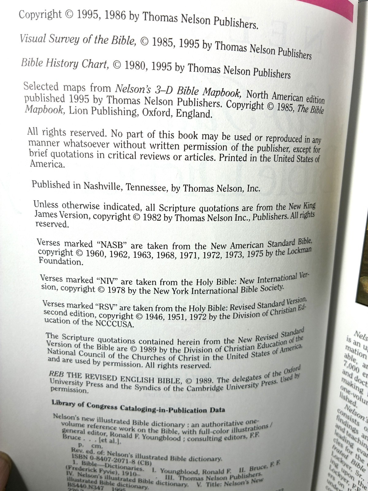 Nelson’s New Illustrated Bible Dictionary: Completely Revised and Updated