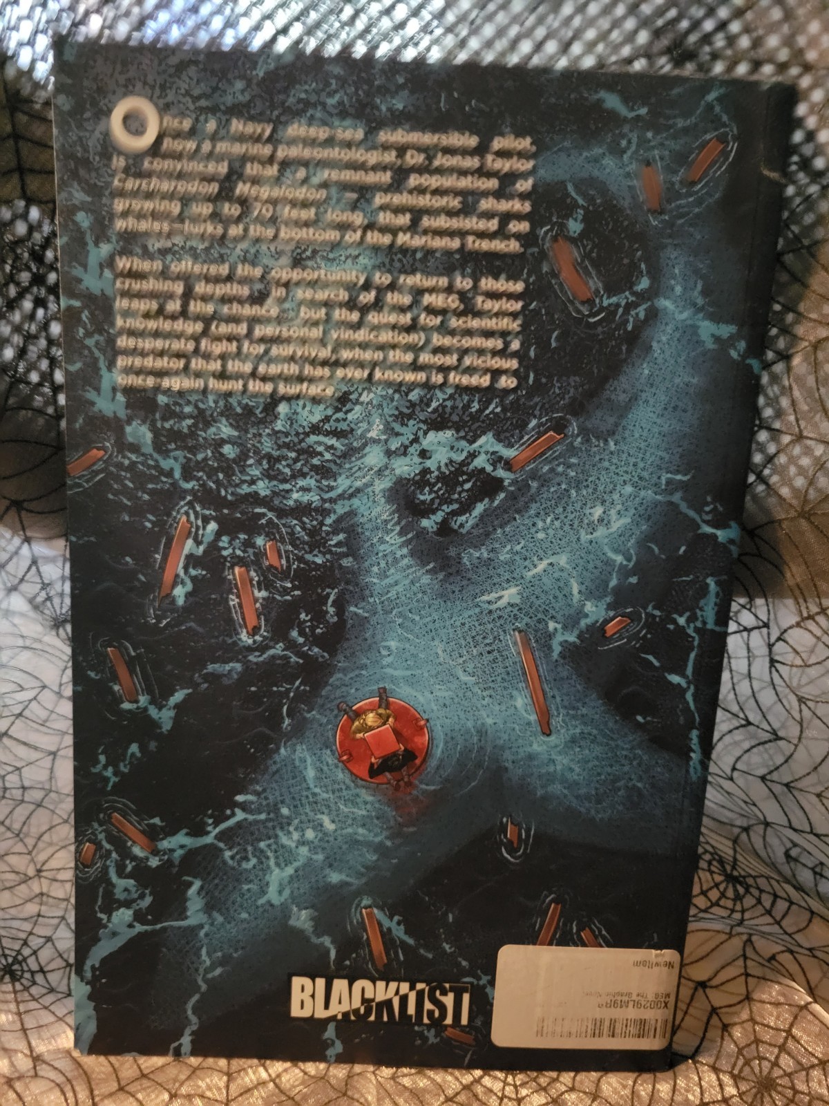 The Meg Graphic Novel Steve Alten Rare TPB Comic Book Megalodon 2019 BLACKLIST