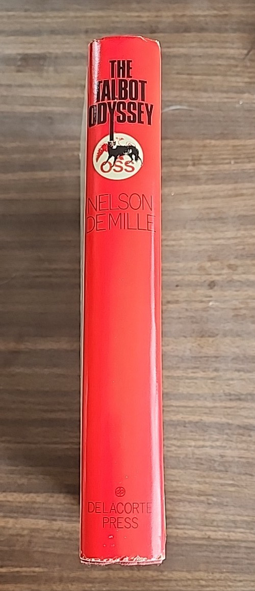 THE TALBOT ODYSSEY Nelson DeMille 1st Edition First Printing Hardcover Mylar DJ