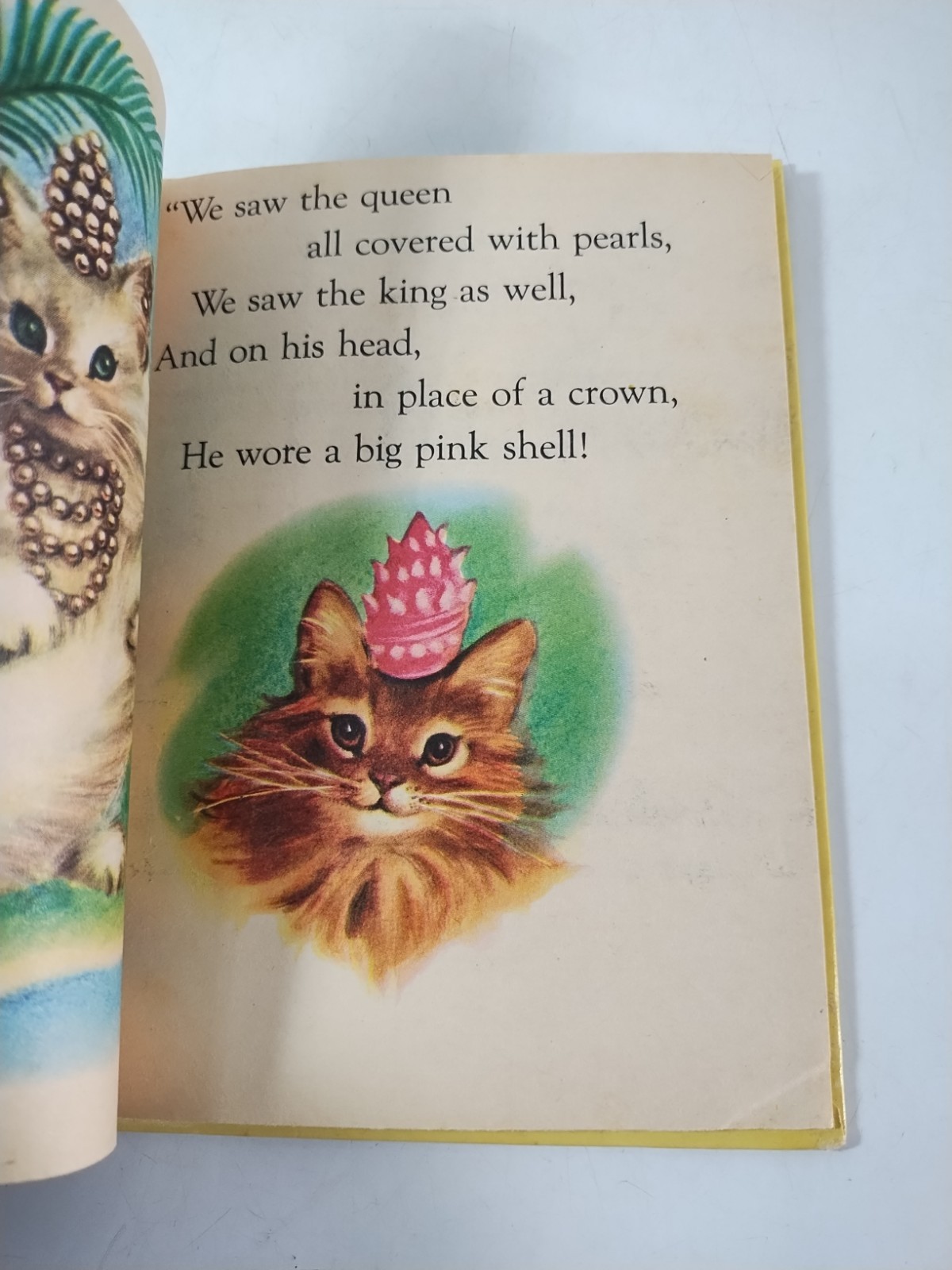 Vintage Captain Kitty Rand McNally Junior Elf Book #8049 1951 Illustrated Cats