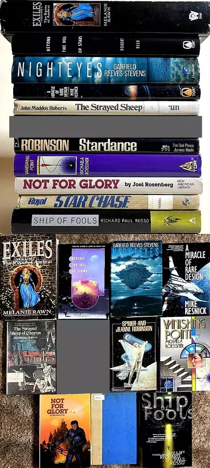 You Pick Hardcover SCIENCE FICTION FANTASY Books Heinlein Zelazny Bob Shaw Poul