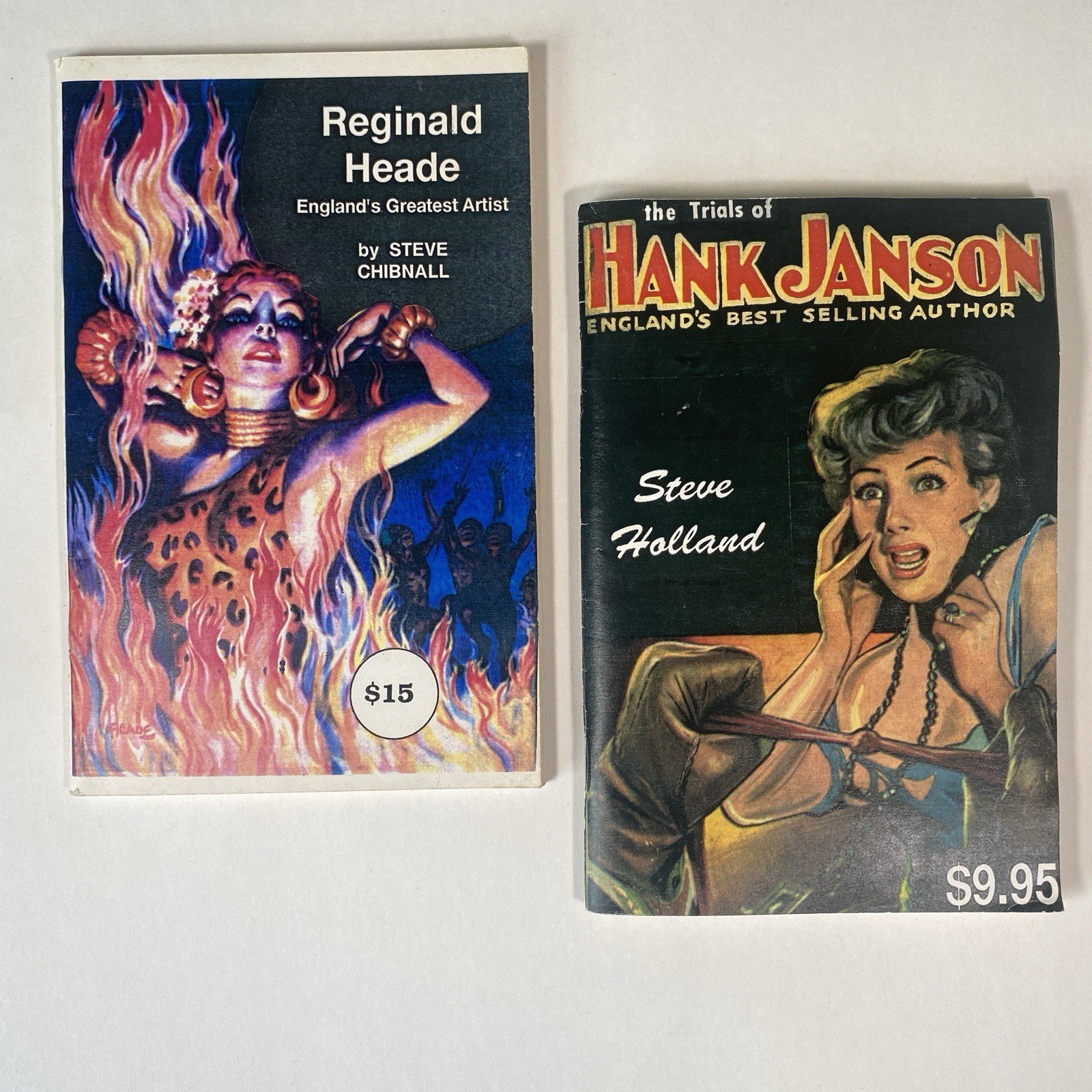 Books Are Everything BAE Pulp Reference Lot 2 Reginald Heade & Hank Janson 1991