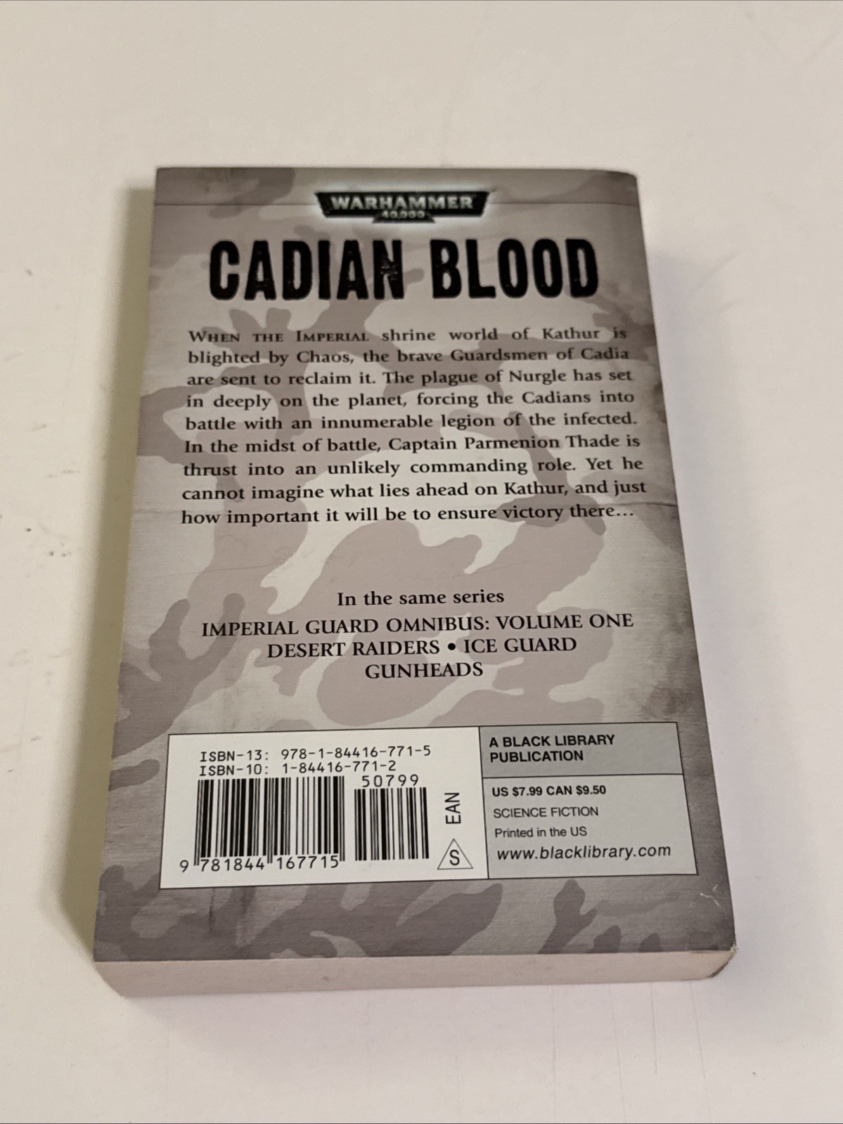 Cadian Blood by Aaron Dembski-Bowden (2009, Mass Market)