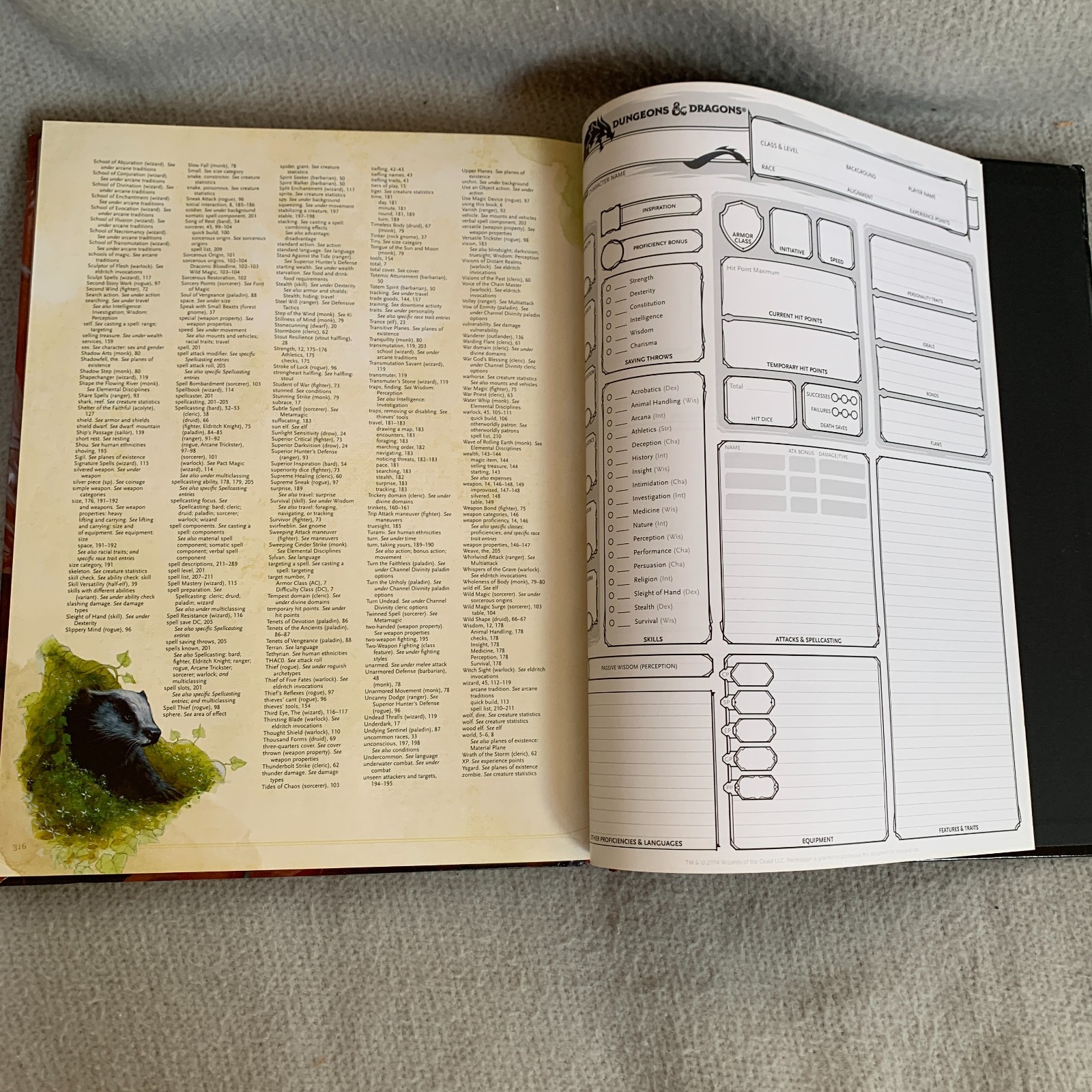 Dungeons & Dragons Player’s Handbook Hardcover By Wizards RPG Team