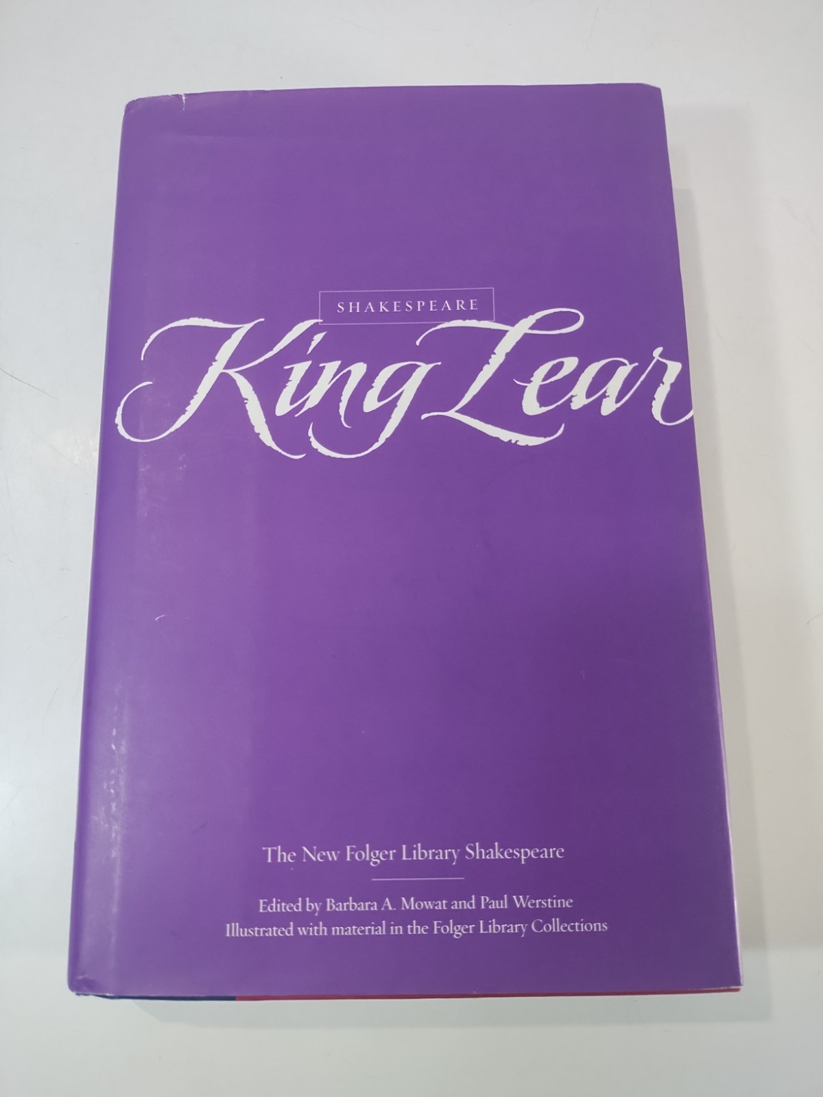 King Lear (The New Folger Library Shakespeare) First Edition 1993 RARE Hardcover