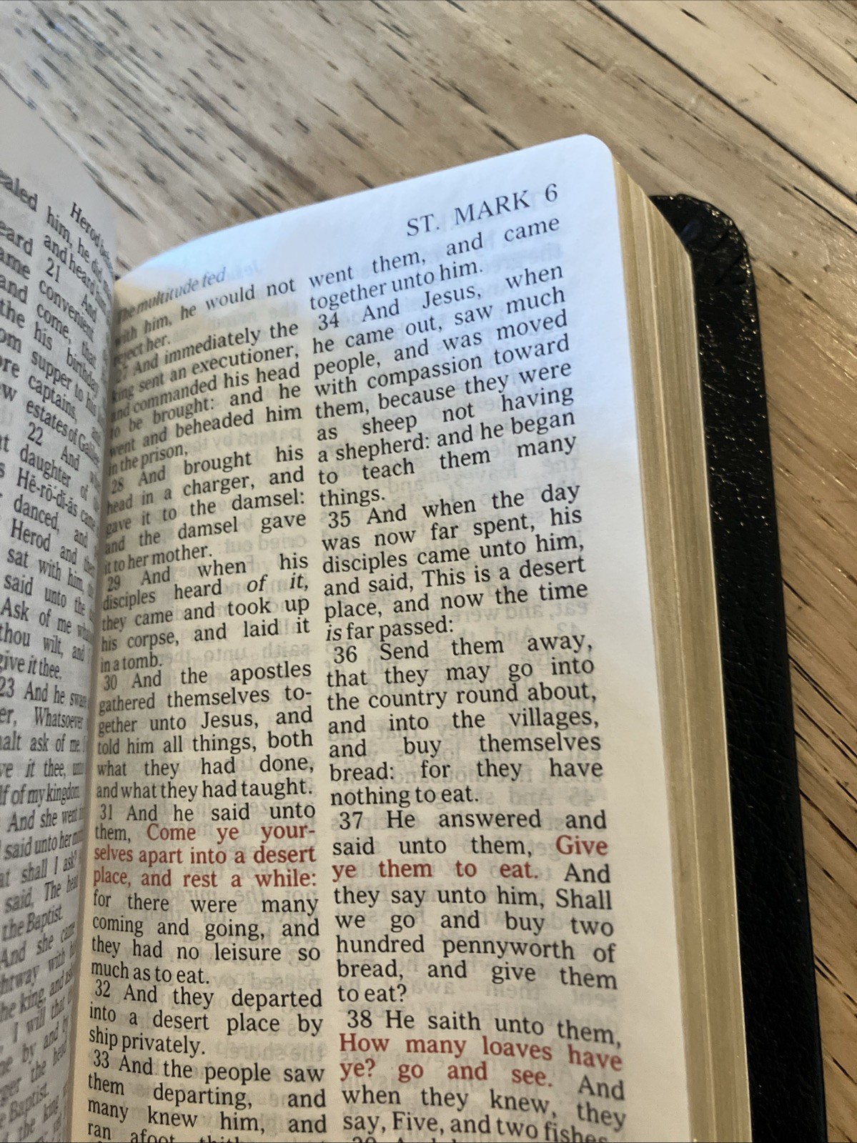 Vintage World Pocket New Testament Psalms Bible KVJ Genuine Bonded Leather M89